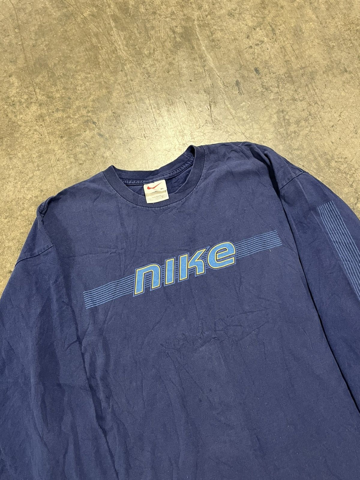 Nike × Vintage Nike vintage longsleeve tee shirt 90s rare hype skater Size US XL / EU 56 / 4 - 4 Thumbnail