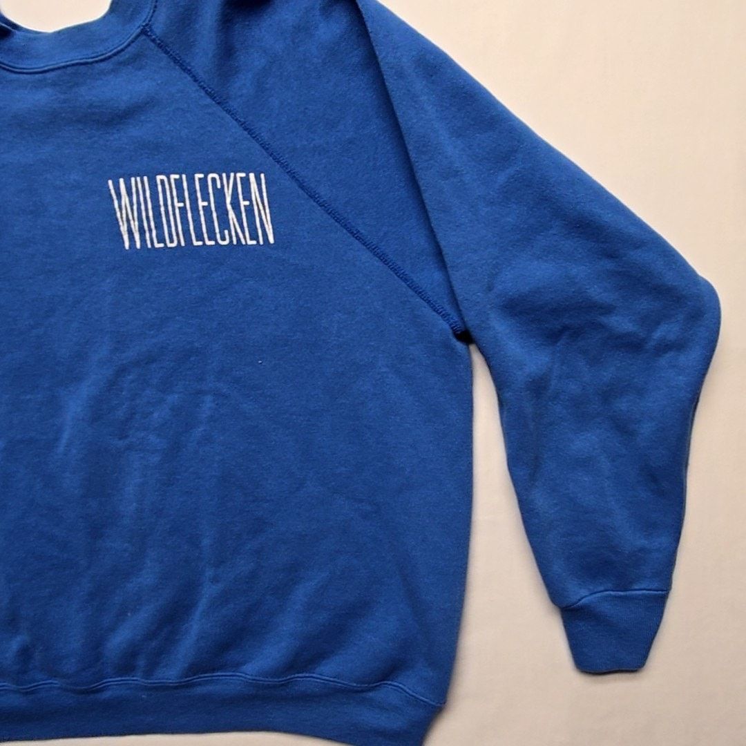 Vintage Vintage Jostens Wildflecken Germany Blue L Sweatshirt Size US L / EU 52-54 / 3 - 3 Thumbnail