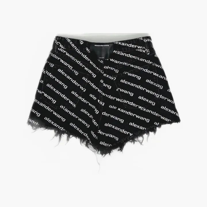 Alexander Wang Alexander Wang Logo Shorts for Women, Black - Size 26" / US 2 / IT 38 - 3 Thumbnail