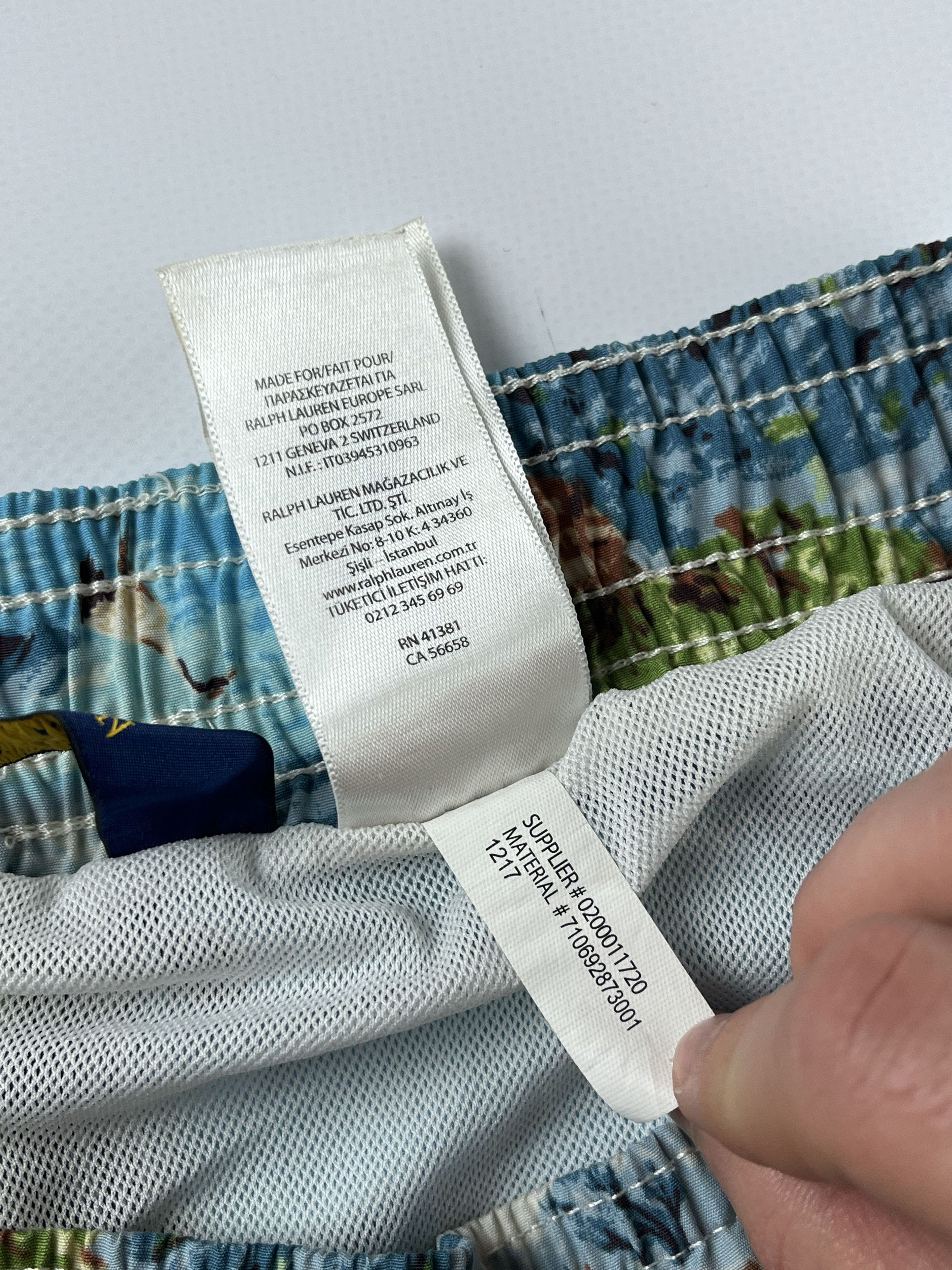 Polo Ralph Lauren × Ralph Lauren × Vintage Polo Ralph Lauren Swim Trunks Size US L / EU 52-54 / 3 - 6 Thumbnail