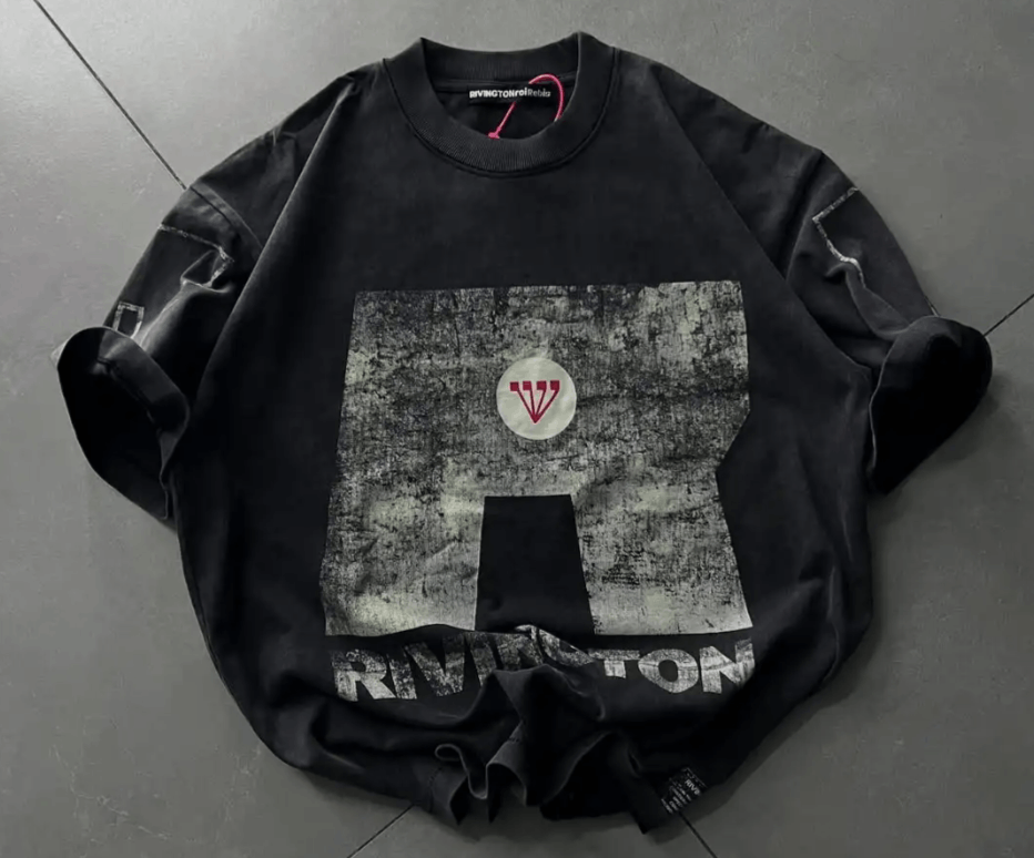 Vision Streetwear Y2K oversized letter print short-sleeved Size US S / EU 44-46 / 1 - 2 Thumbnail