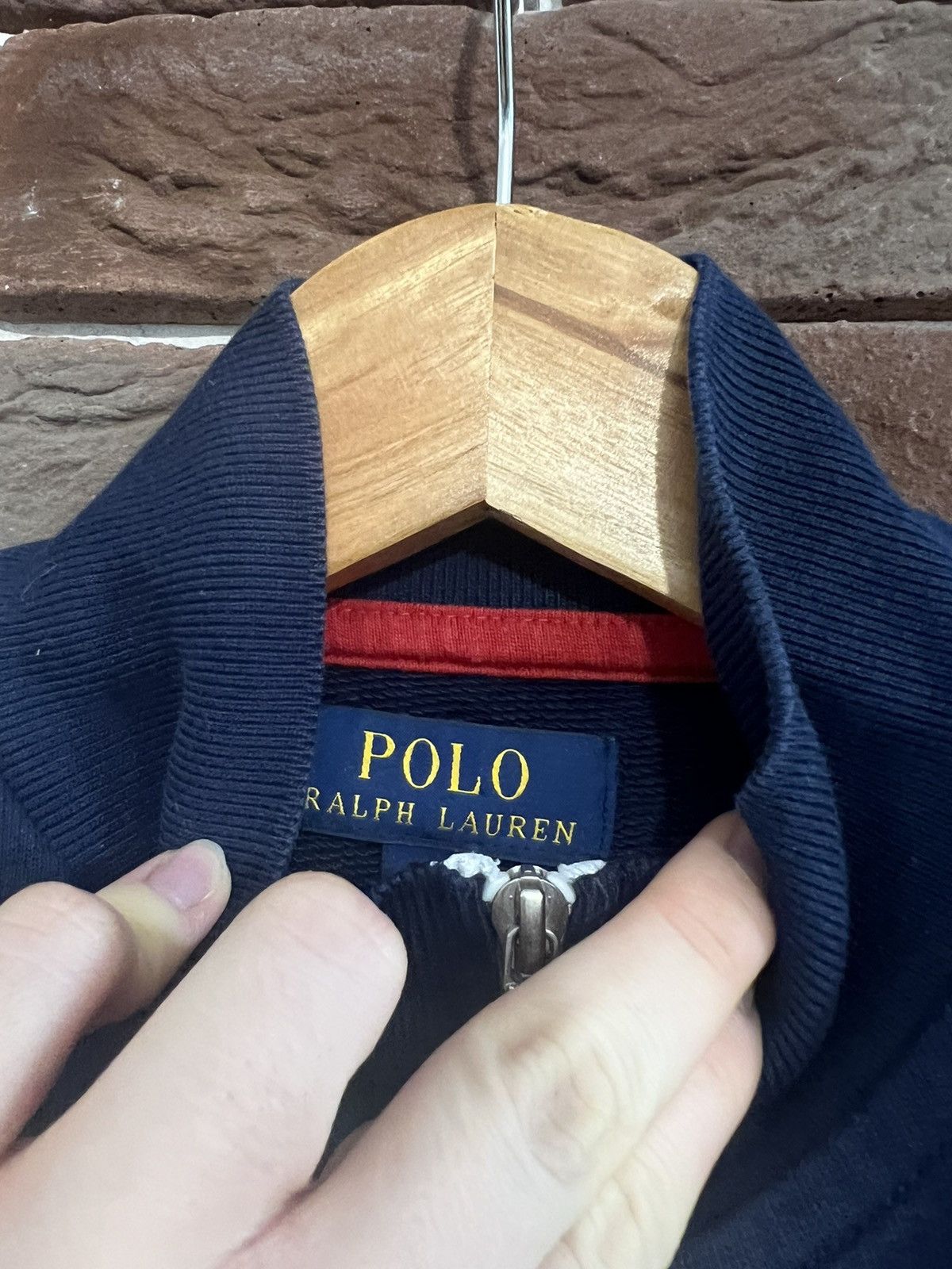 Polo Ralph Lauren Rare Polo Ralph Lauren Navy Zip Sweatshirt L Hype Streetwear Size L / US 10 / IT 46 - 4 Thumbnail