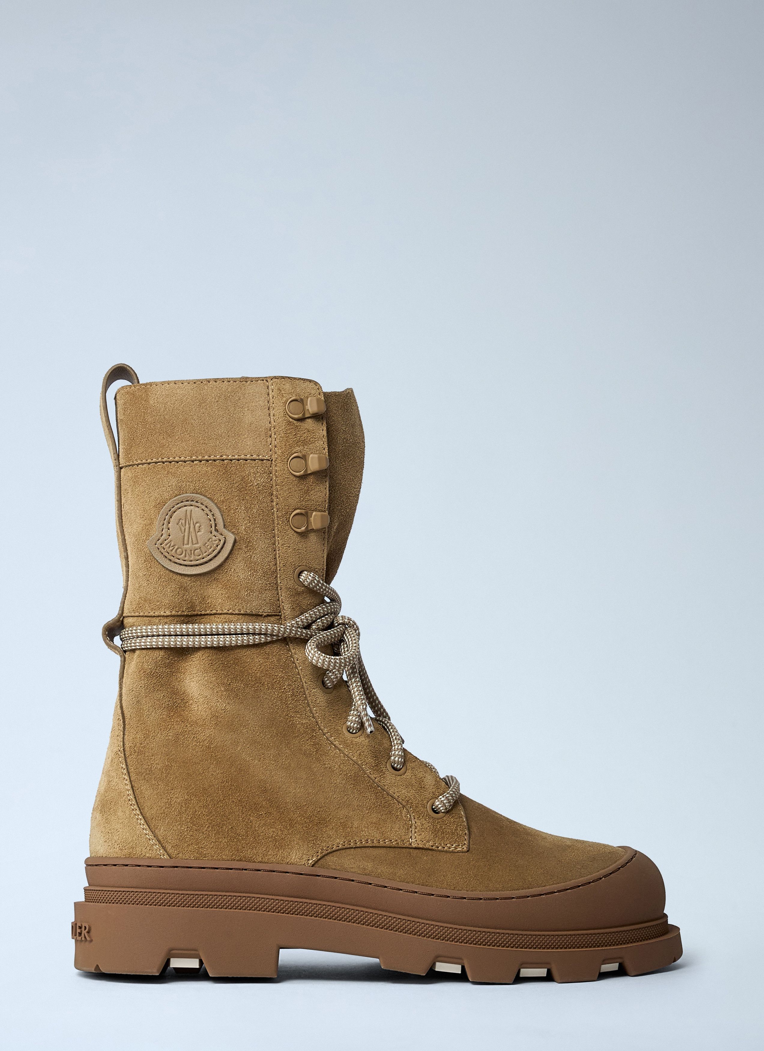 Moncler Vera Logo Patch Boots Size US 8 / IT 38 - 1 Thumbnail