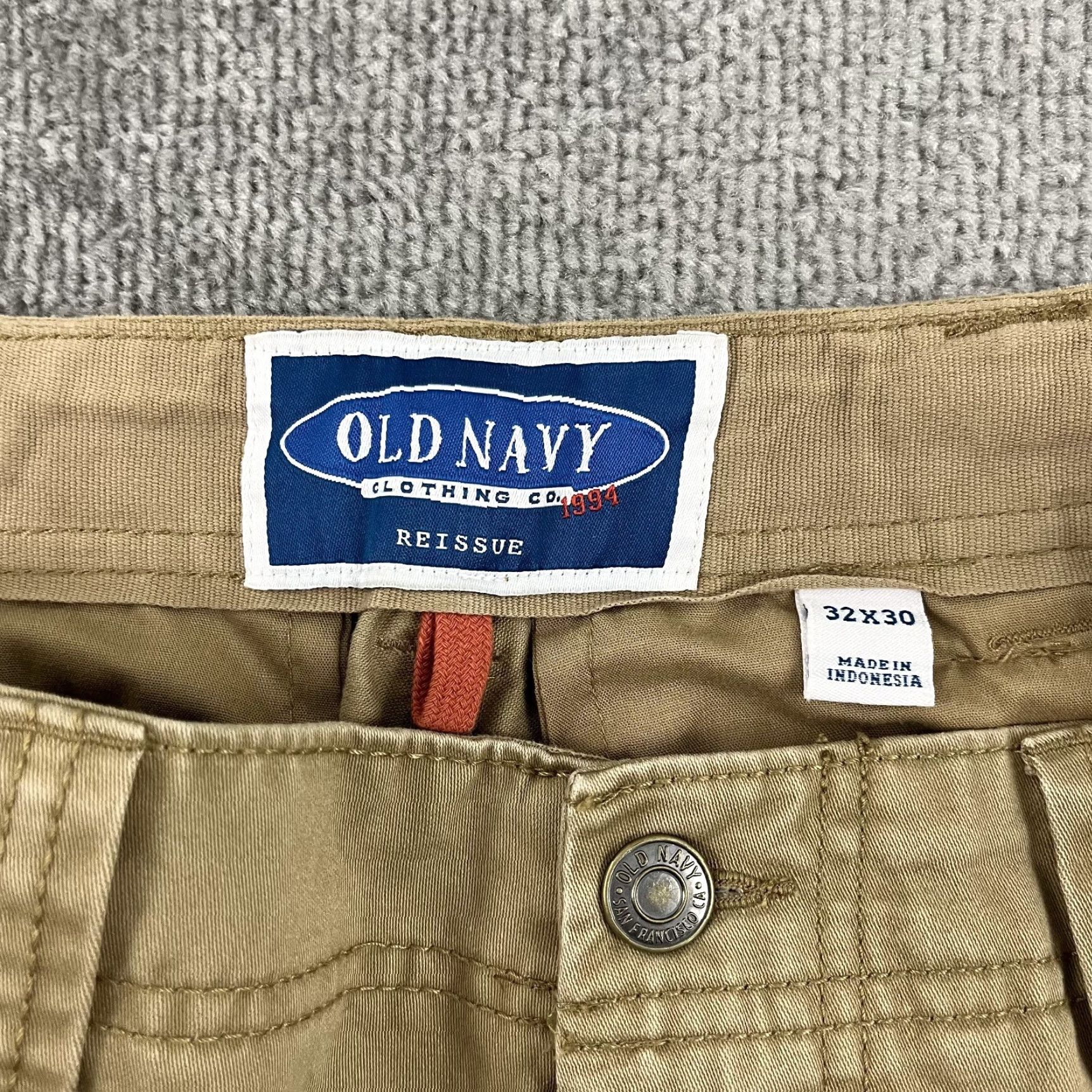 Old Navy OLD NAVY Pants Men 32 x 28 Brown Cavas Cargo Military Wide Leg Paratrooper Retro Pants Mens Brown Cargo Wide-Leg Retro 32x28 Size US 32 / EU 48 - 2 Thumbnail