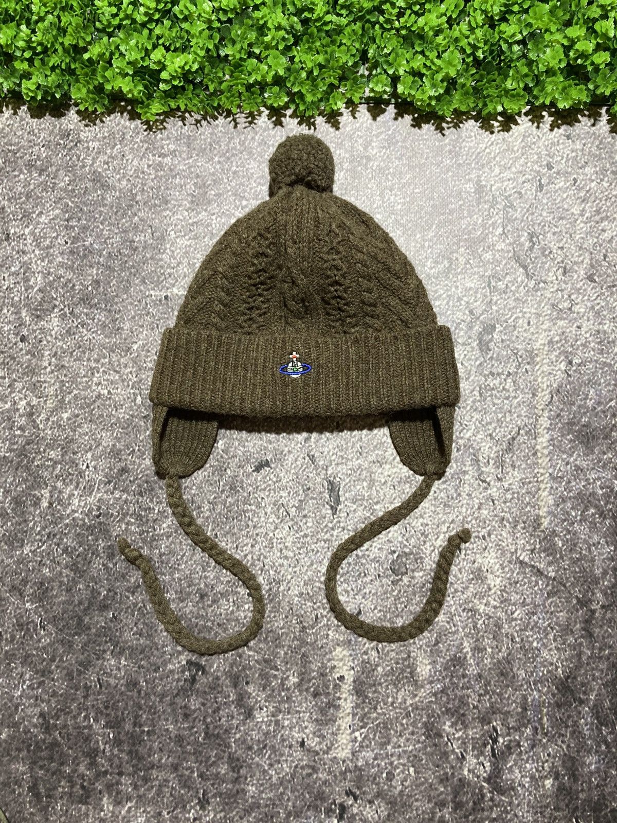 Vivienne Westwood Vivienne Westwood Orb Logo Earflap Beanie Hat Italy Archive Size ONE SIZE - 1 Thumbnail