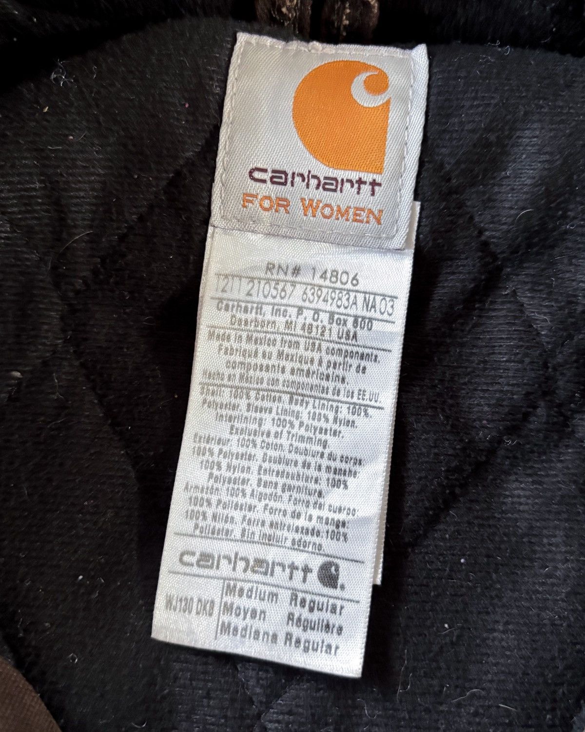 Carhartt Vintage Faded Carhartt Active Jacket WJ130 - DKB 🤎 Size US M / EU 48-50 / 2 - 5 Thumbnail
