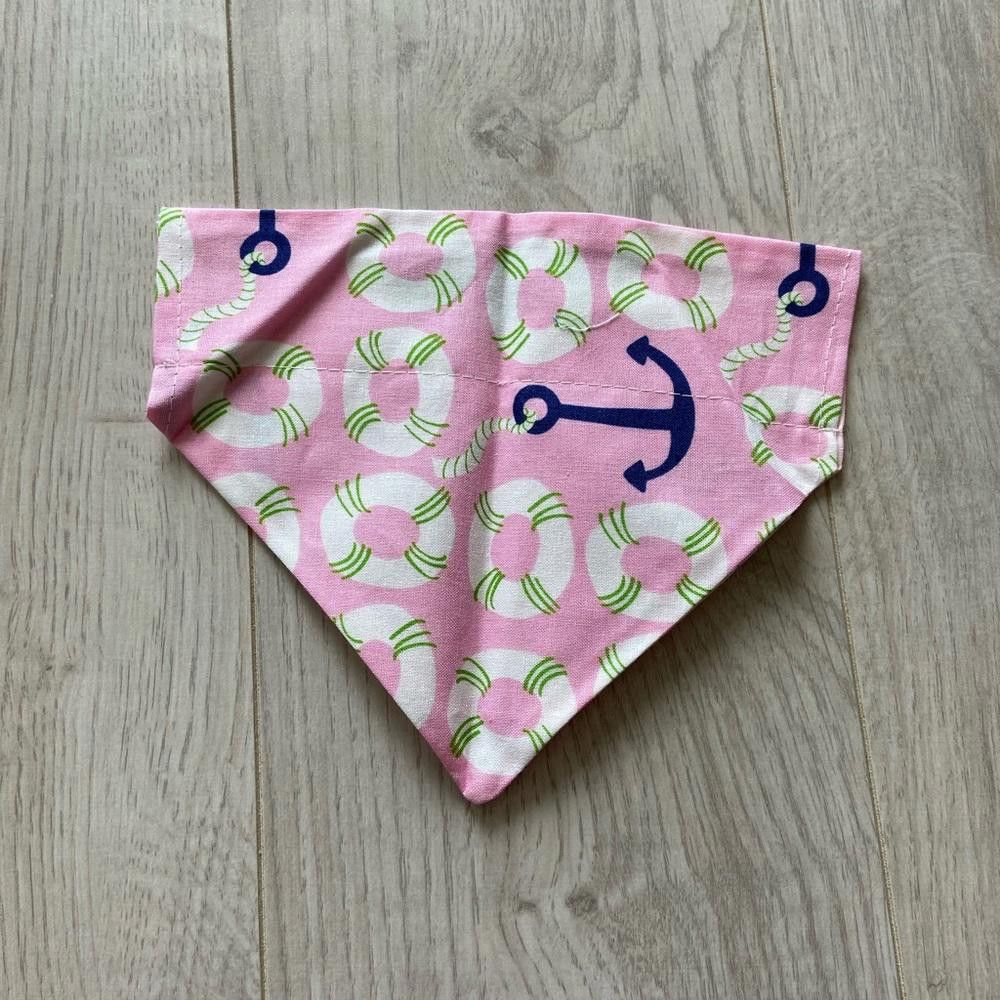 Designer Pink Mill Dog Bandana Size ONE SIZE - 3 Thumbnail