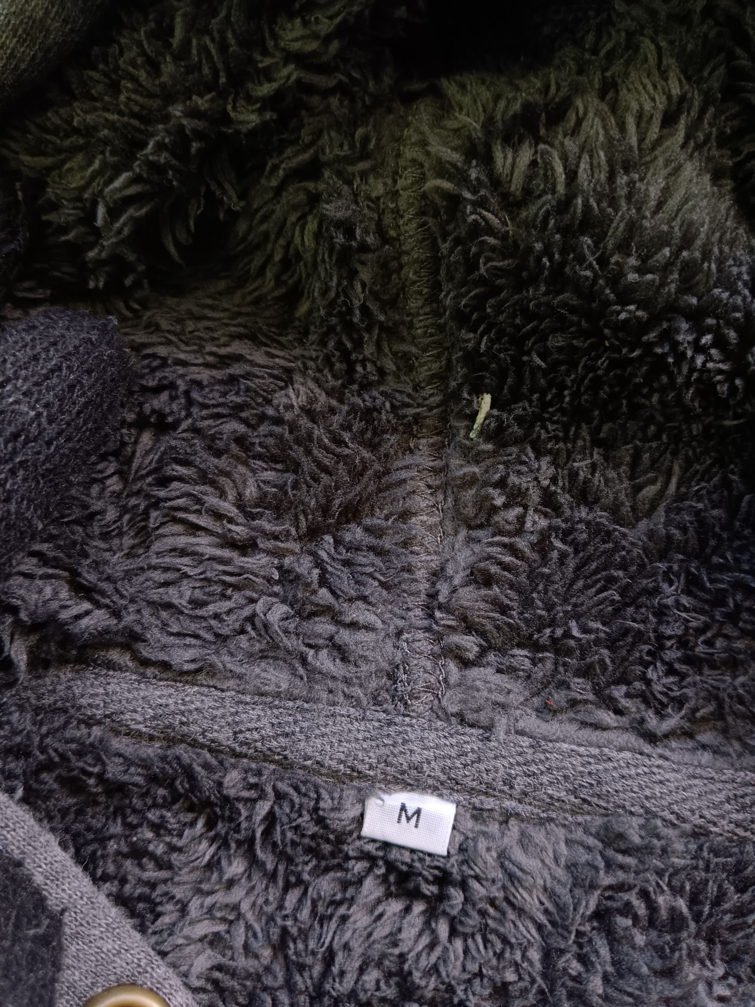 Designer × Japanese Brand Unbrand Hoodie Sherpa Dark grey Size M / US 6-8 / IT 42-44 - 5 Thumbnail