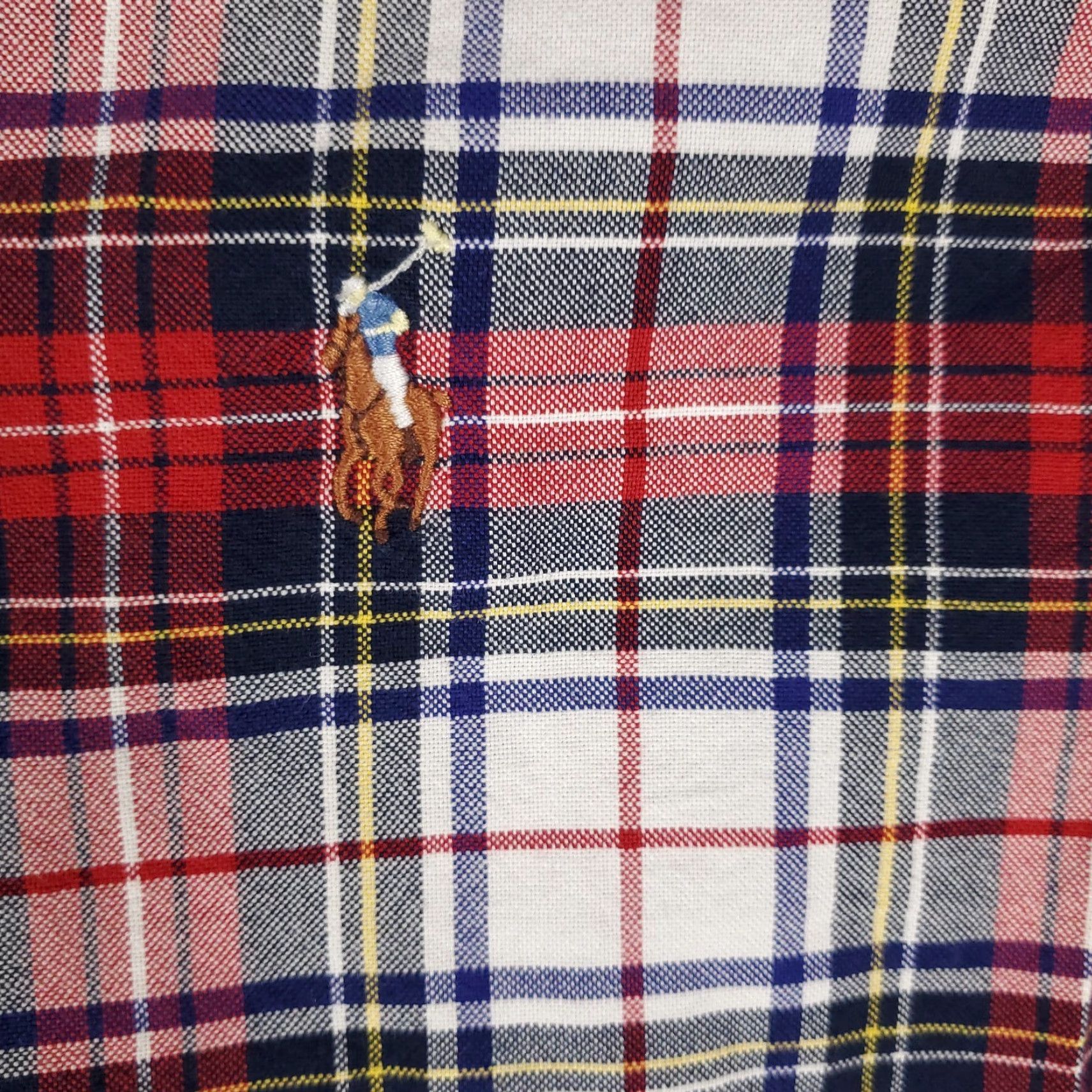 Ralph Lauren Ralph Lauren Shirt Mens Big & Tall Red Plaid Button-Up Long Sleeve Casual Size US XL / EU 56 / 4 - 2 Thumbnail