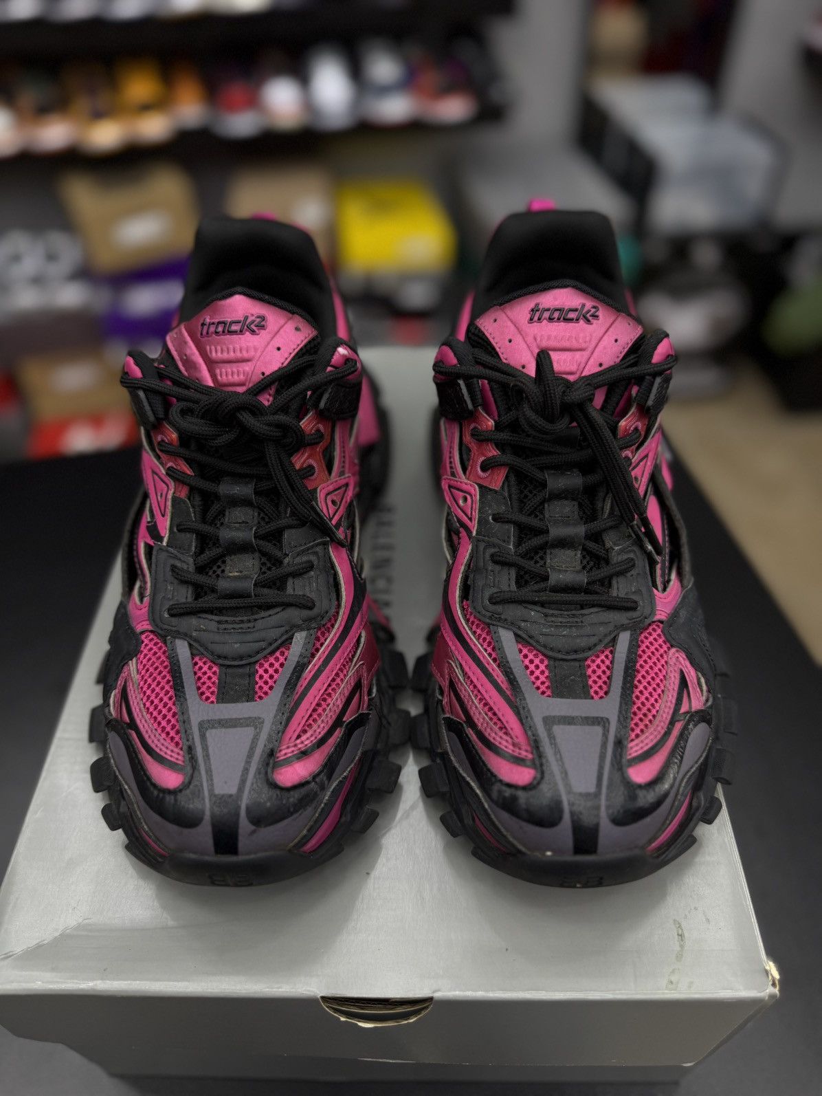 Balenciaga Balenciaga Men’s Track 2 Pink 12US/45EU $1000 Retail Size US 12 / EU 45 - 4 Thumbnail