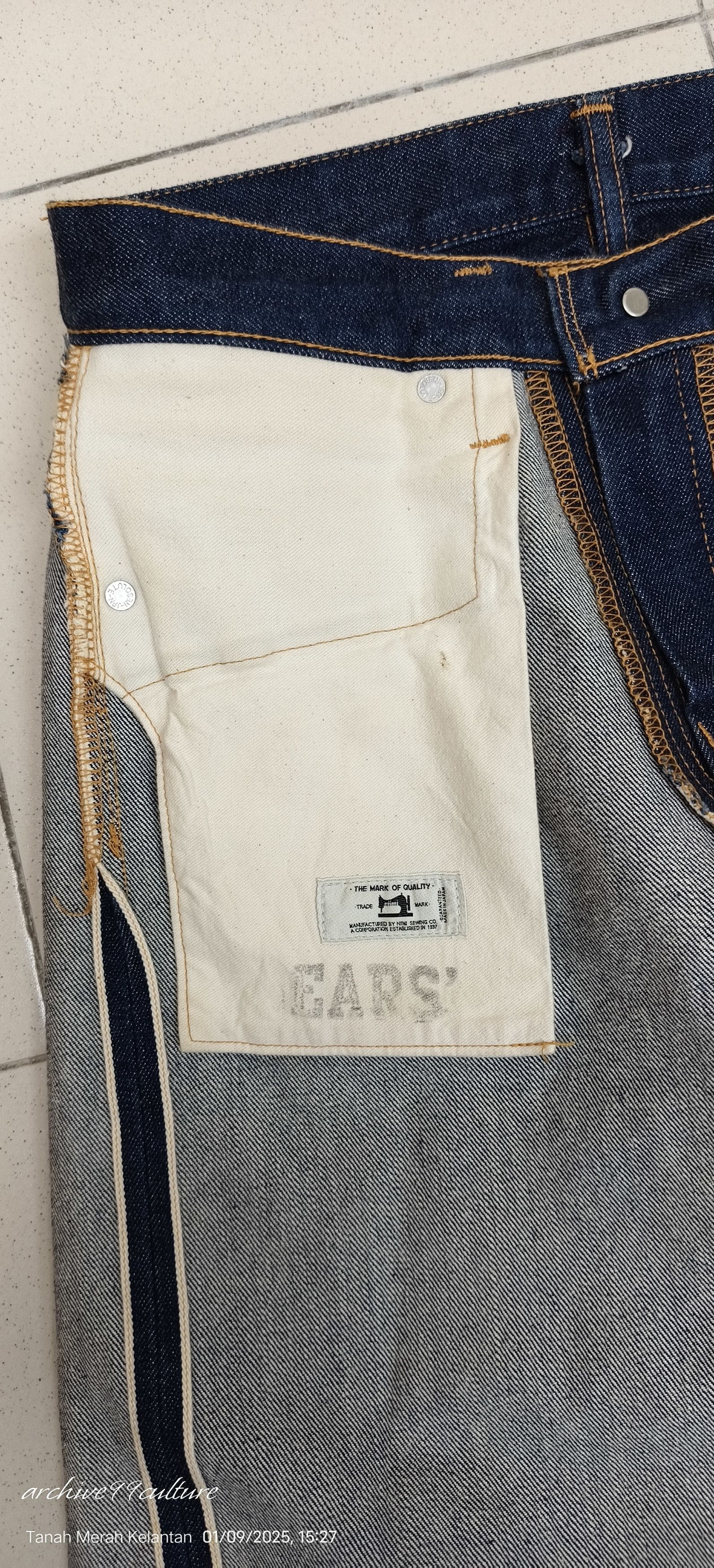 RESOLUTE RESOLUTE JAPAN JEANS SEVEDGE button No 10 Size US 30 / EU 46 - 5 Thumbnail