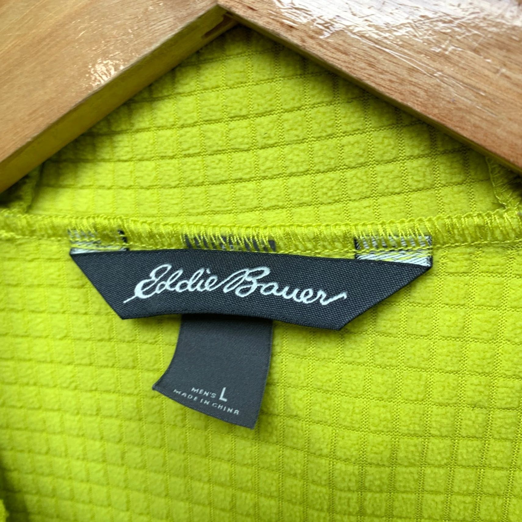 Eddie Bauer Eddie Bauer Thermal Jacket Mens Large Stratify Green Hooded Citron Mid Layer Size US L / EU 52-54 / 3 - 5 Thumbnail