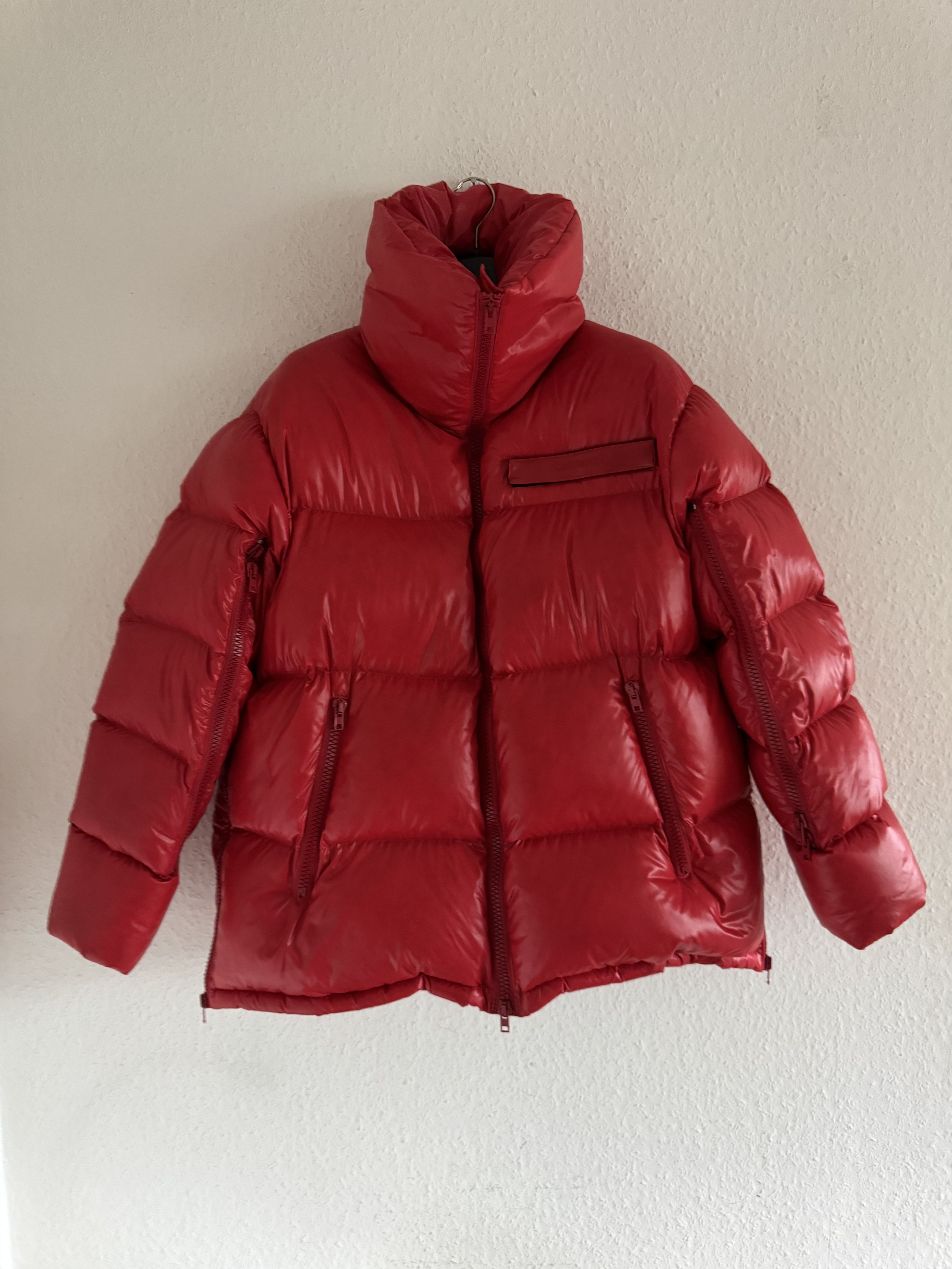 Calvin Klein 205W39NYC Red Oversized Puffer Jacket Size US XL / EU 56 / 4 - 1 Thumbnail