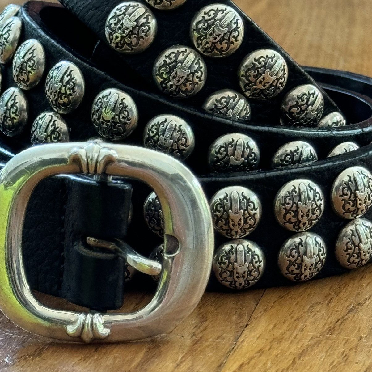 Chrome Hearts Chrome Hearts Gunslinger Studded Belt Size 38 - 2 Thumbnail