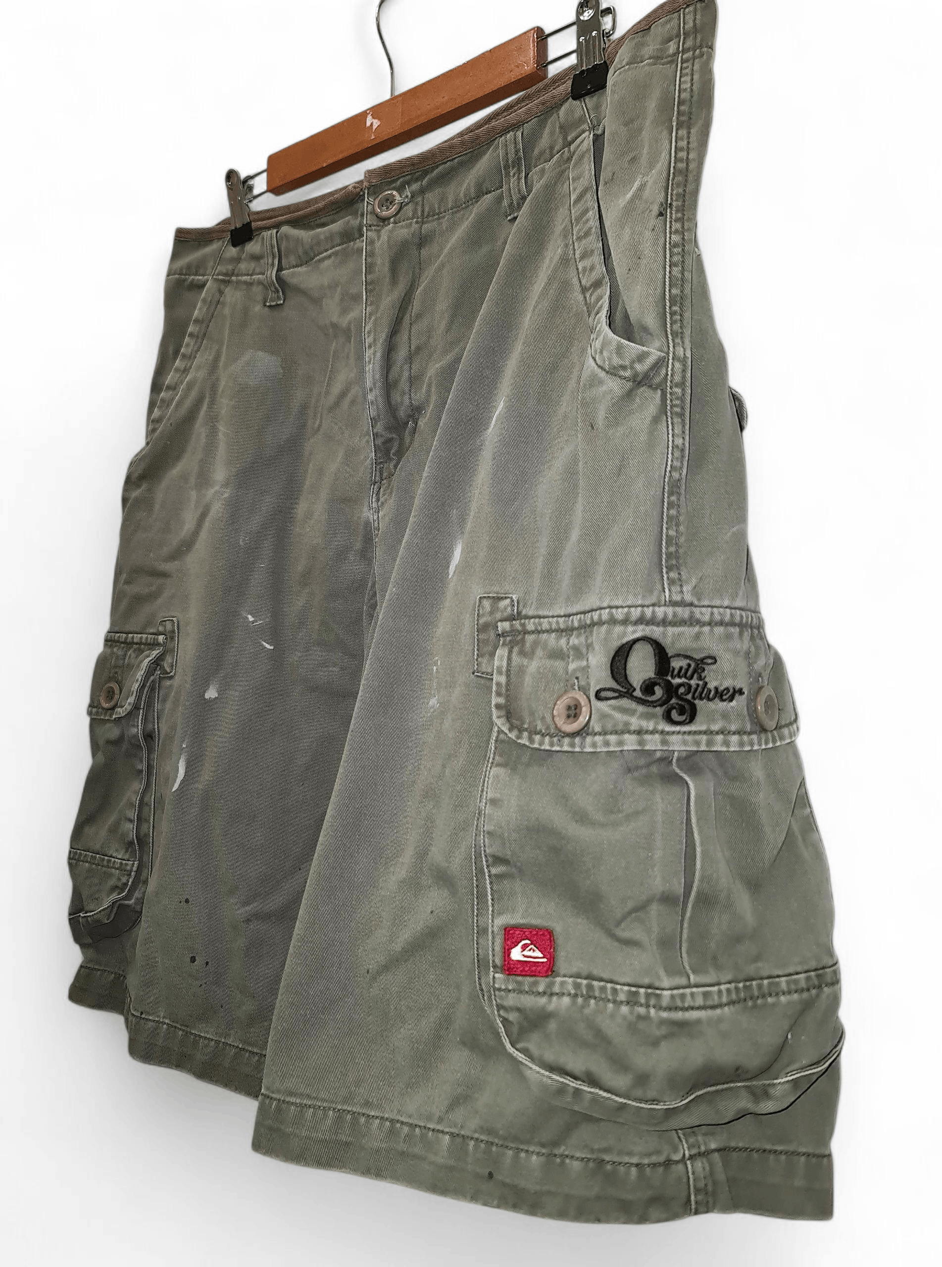 Quiksilver 90s Vintage Quiksilver cargo shorts Size US 34 / EU 50 - 5 Thumbnail