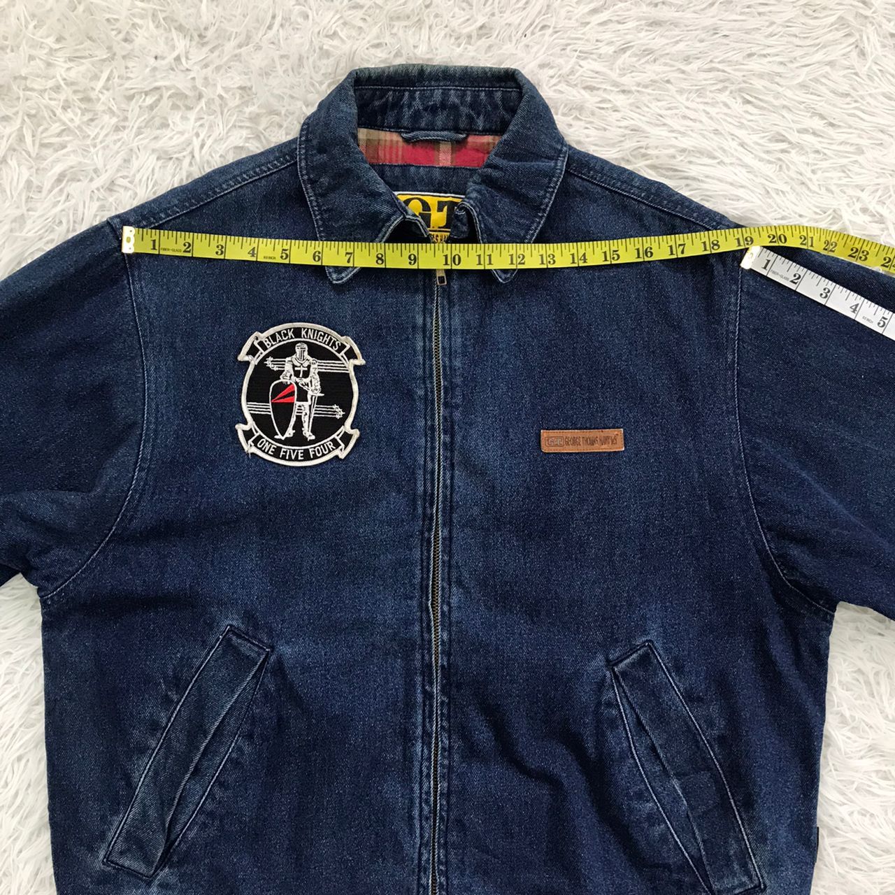 Japanese Brand G.T.Hawkins Denim Style Jacket Red Gingham Inner Size US M / EU 48-50 / 2 - 14 Thumbnail
