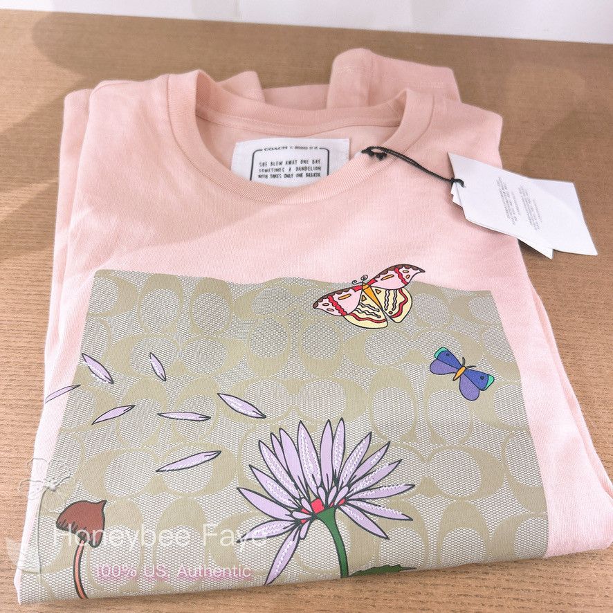 Coach Coach X Observed By Us Florals Signature Square T Shirt Size M / US 6-8 / IT 42-44 - 5 Thumbnail