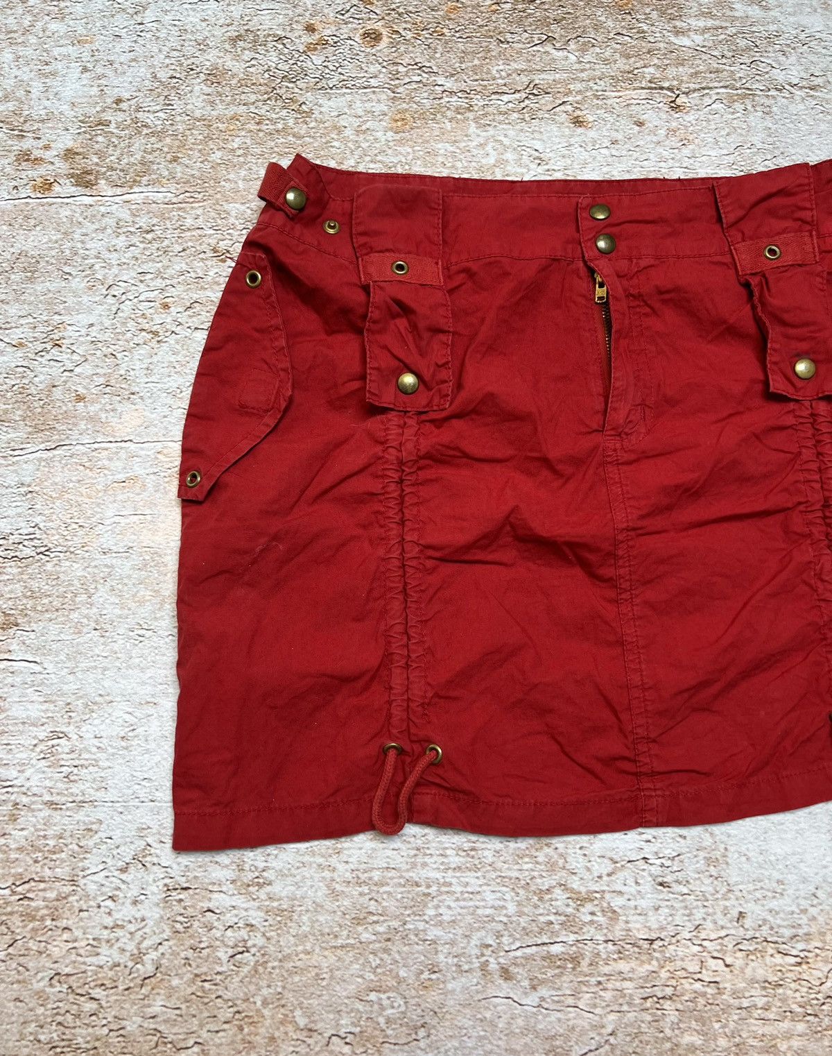 Japanese Brand × Vintage Vintage Japanese cargo mini skirt Size 28" / US 6 / IT 42 - 2 Thumbnail