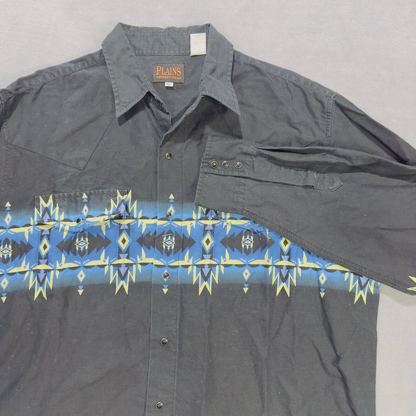 Other Western Button Up Shirt Plains Vintage Men's XL 90s Y2K Size US XL / EU 56 / 4 - 4 Thumbnail