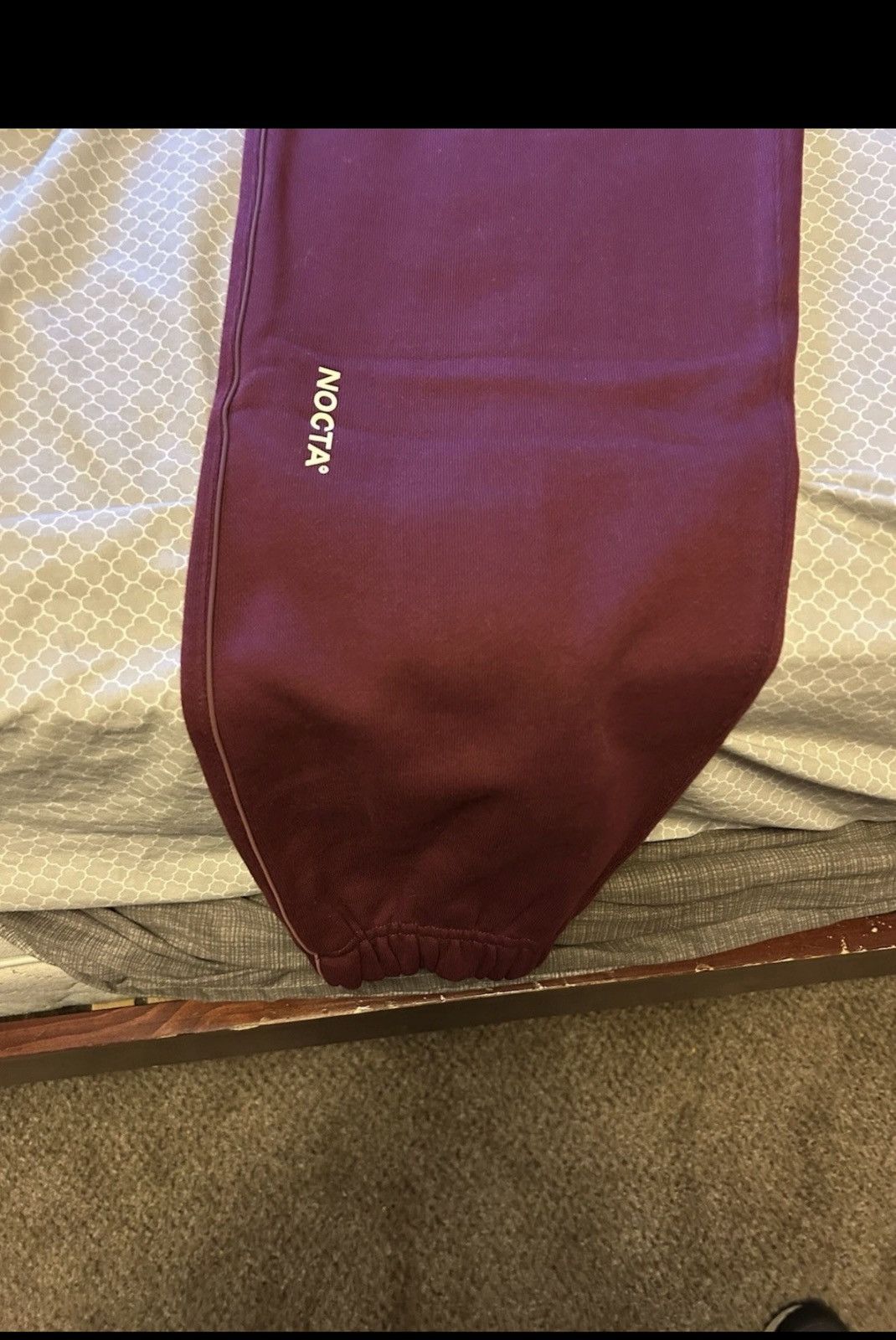 Drake × Nike Nike x Drake NOCTA Fleece CS Sweatpants Dark Beetroot Sz L Size US 33 - 6 Thumbnail