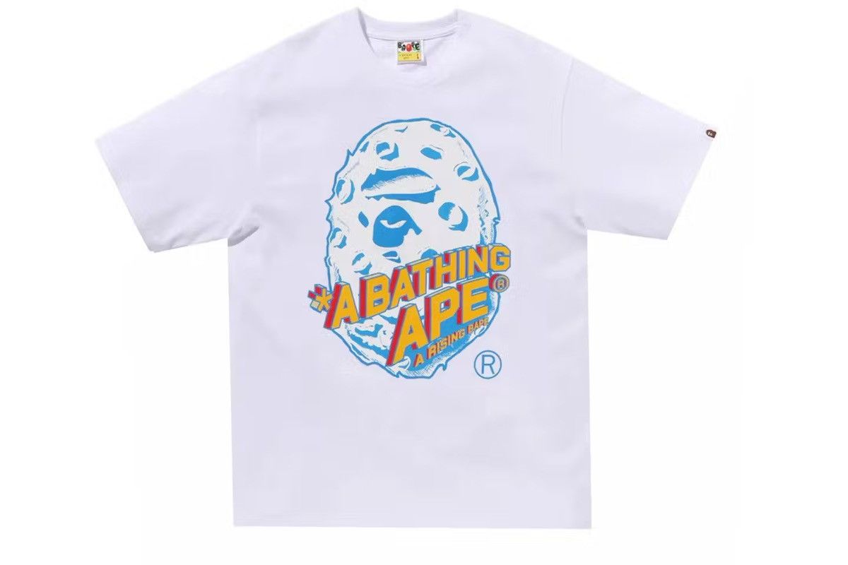 Bape Moon Ape Head Tee Size US L / EU 52-54 / 3 - 2 Thumbnail