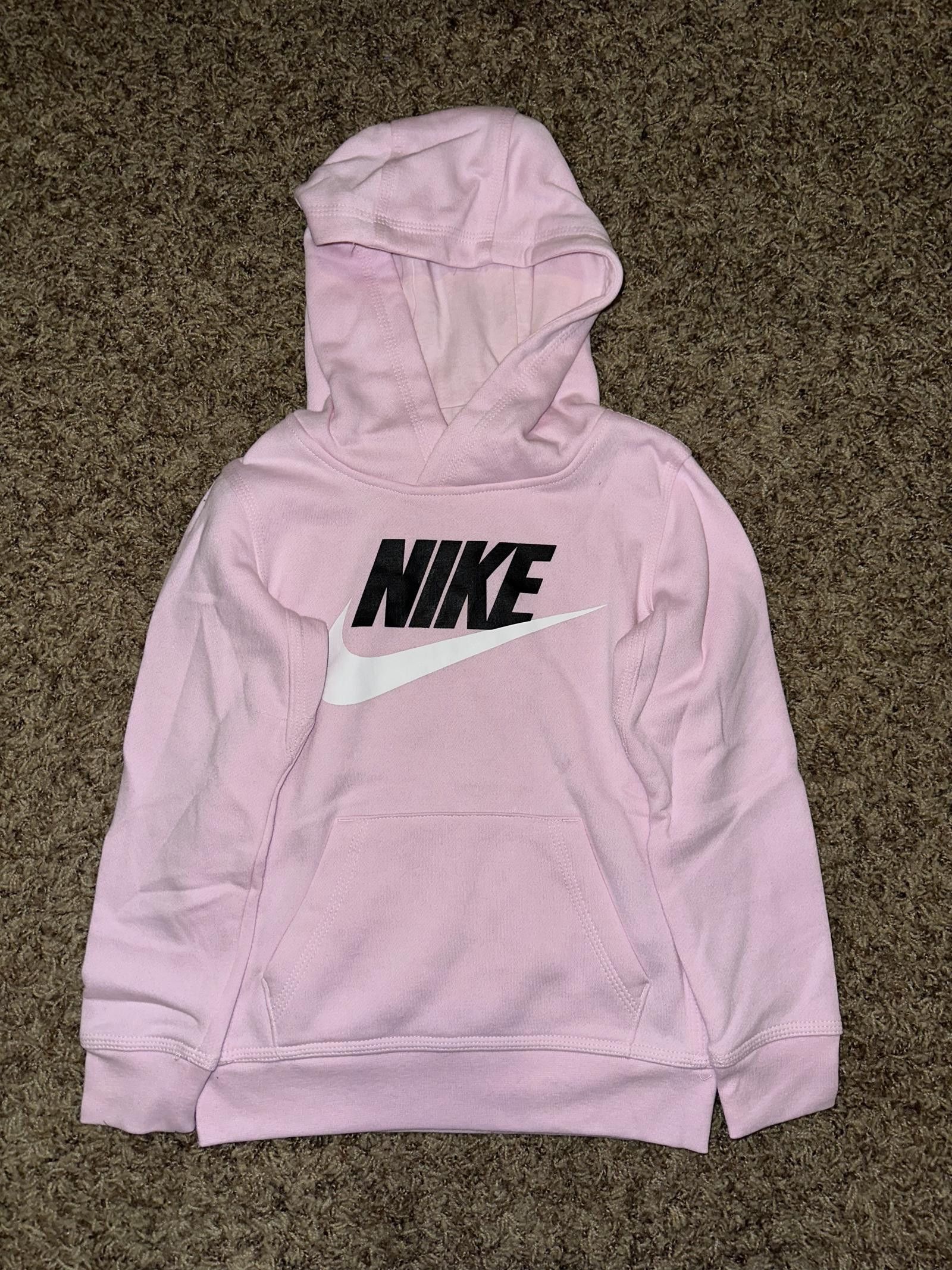 Nike Nike Sportswear Club Fleece Little Kids (Boy’s) Pink Pullover Hoodie Size US XXS / EU 40 - 1 Thumbnail
