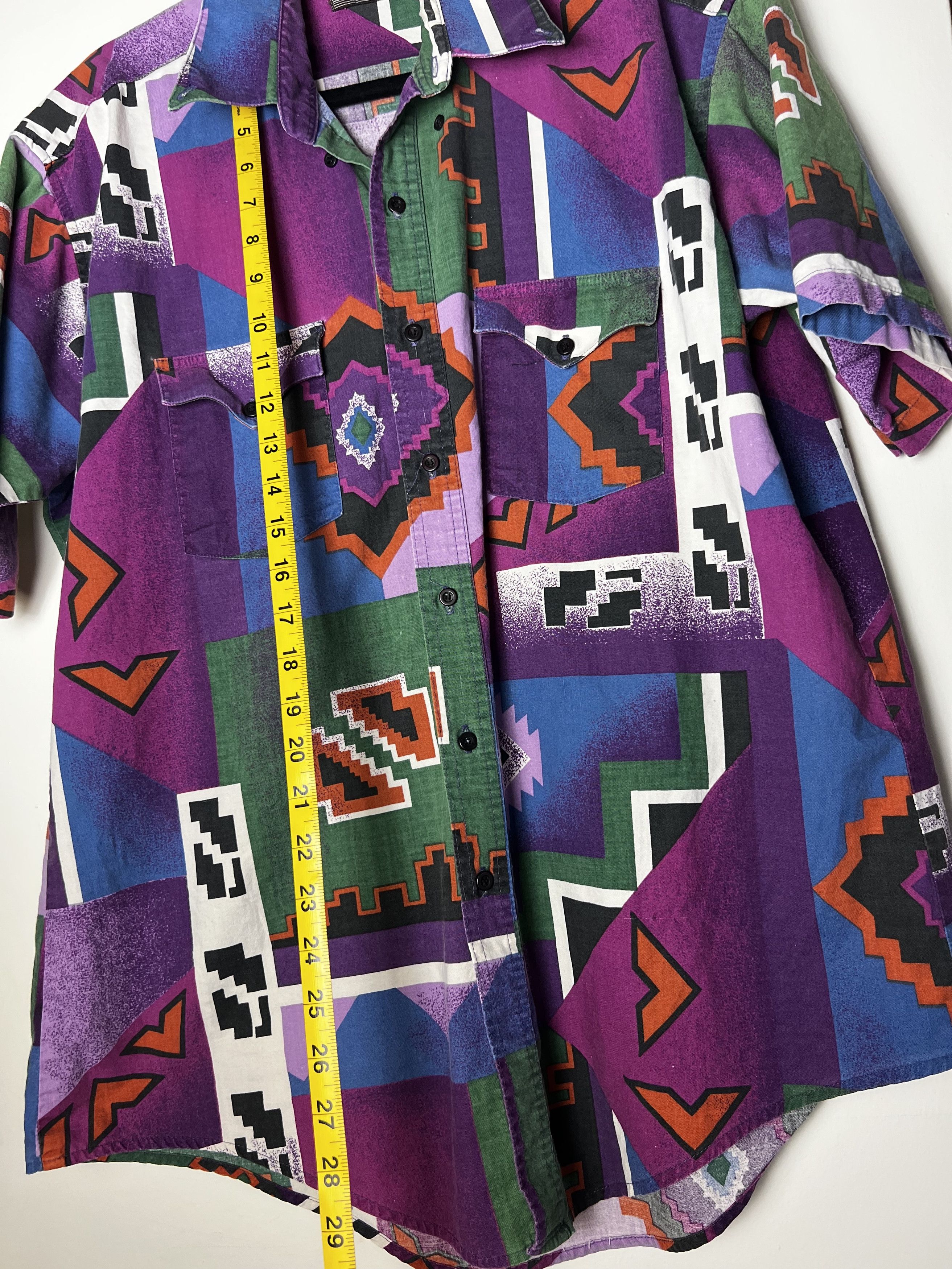 Vintage Vintage Outlaw Western Wear Native American Aztec Button Up Size US L / EU 52-54 / 3 - 8 Thumbnail