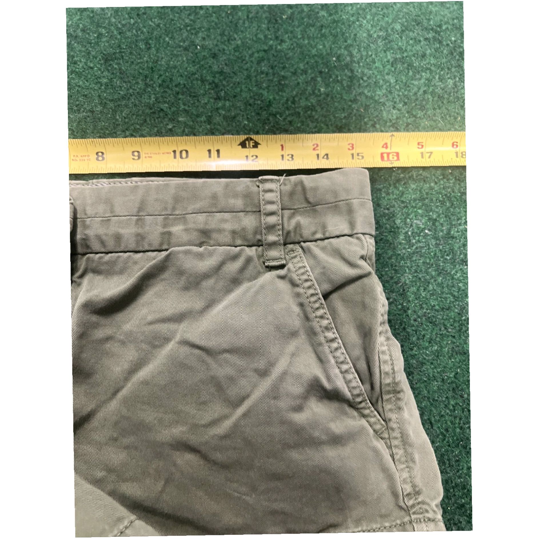 J.Crew J. Crew Broken In Chino Shorts Green Size 2 Mid Rise Cotton Size 26" / US 2 / IT 38 - 4 Thumbnail