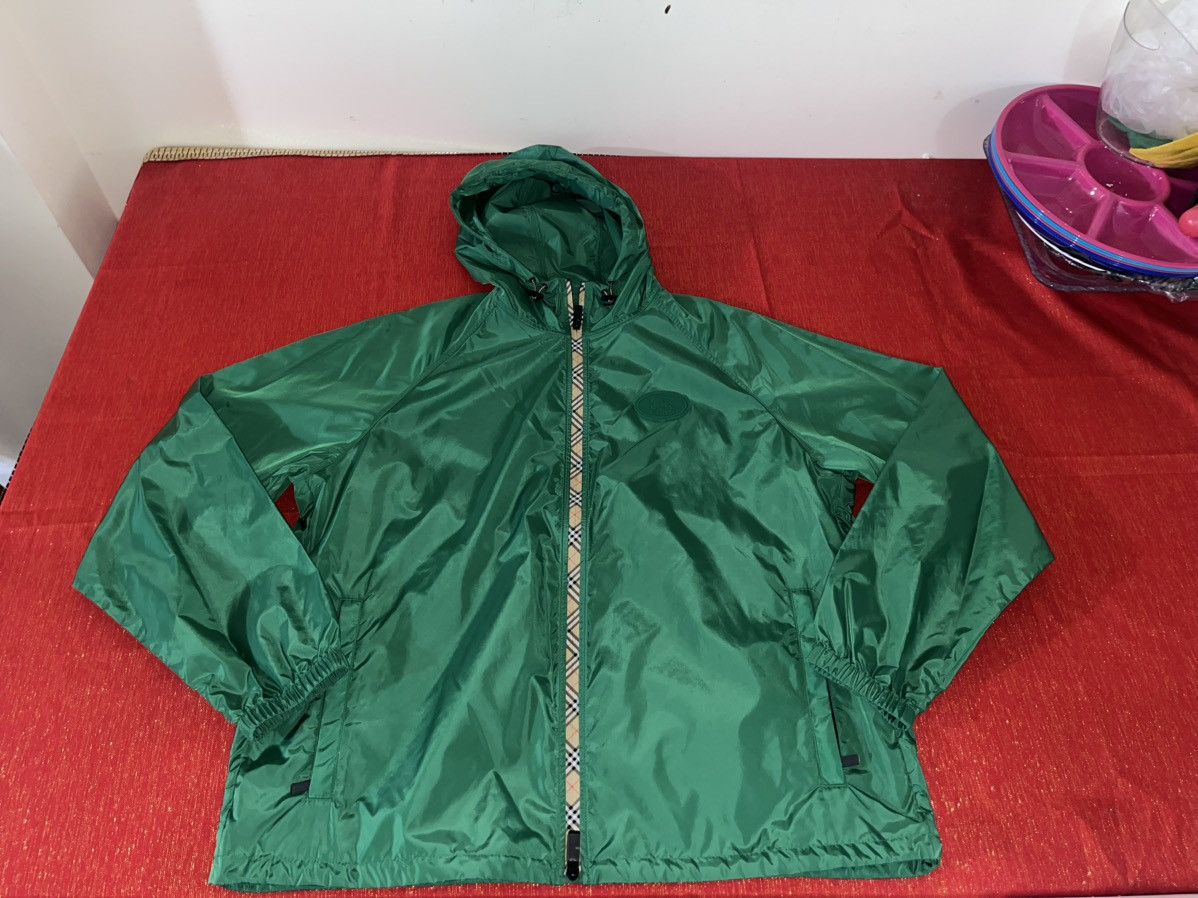 Burberry Men’s Nylon Check-Zip Hooded Jacket Sz XL Size US XL / EU 56 / 4 - 21 Thumbnail