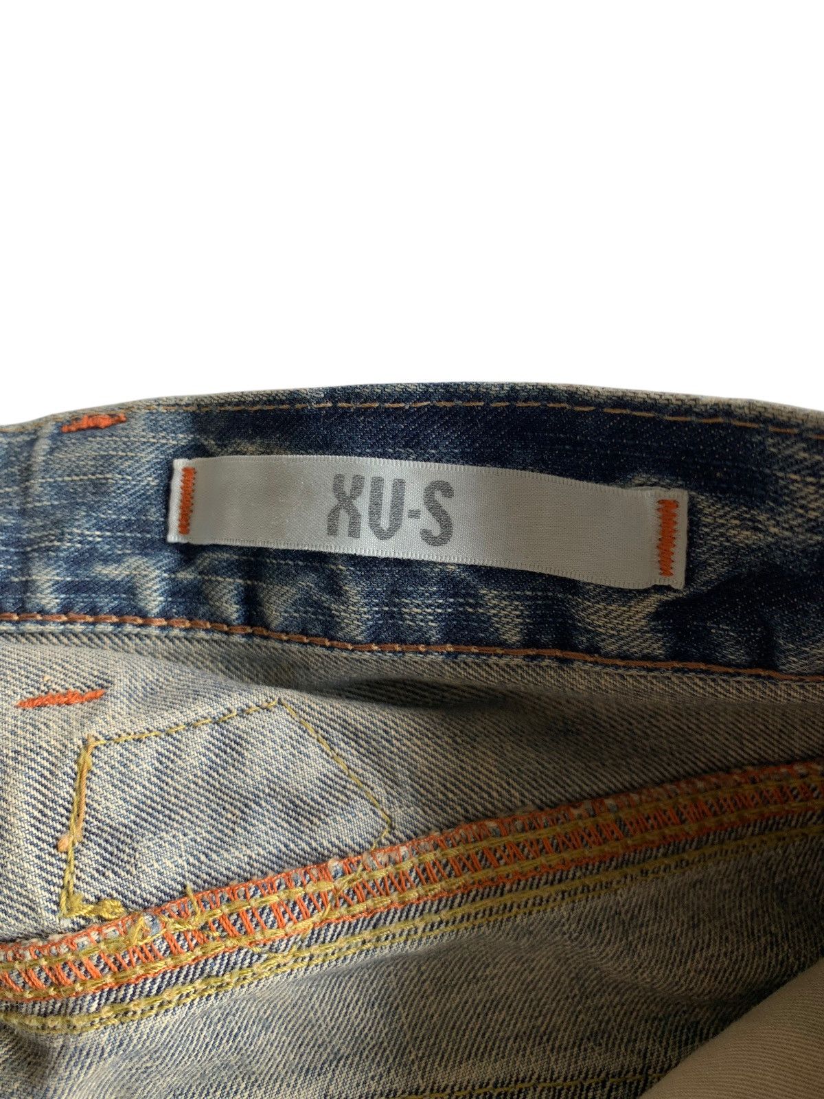 FLARE💥 EDWIN XVS JAPANESE PUNK STYLE FADED DISTRESSED DENIM☠️
