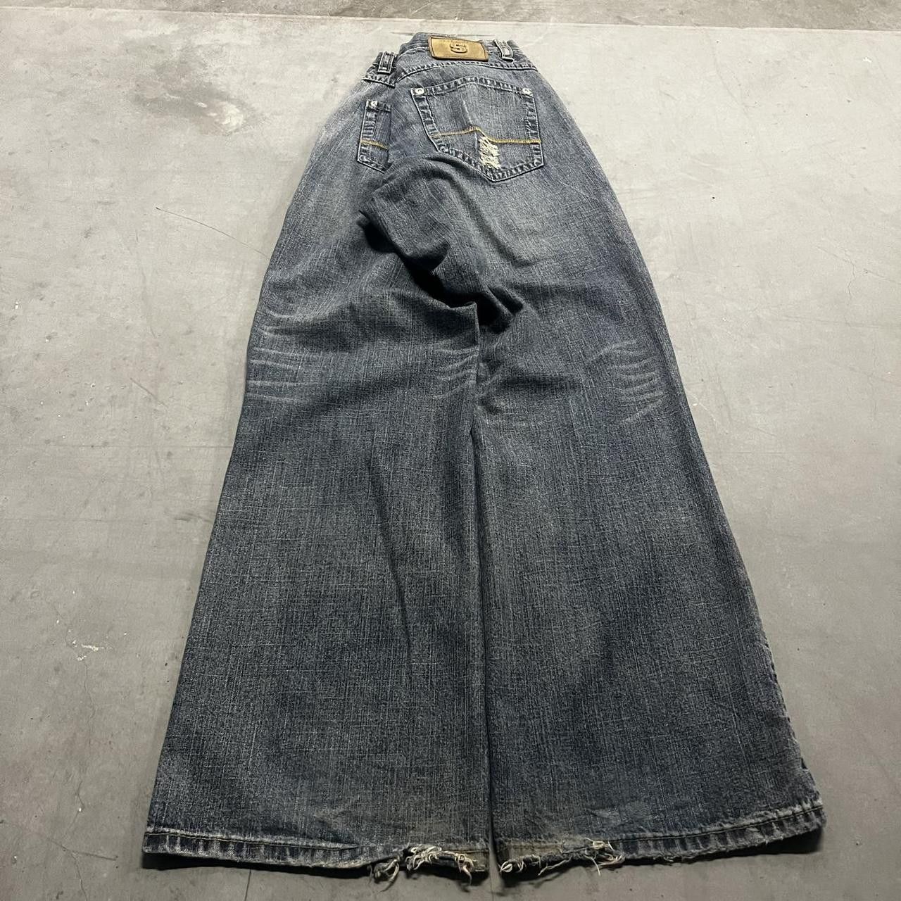 Shady Ltd × Vintage Vintage Y2K Baggy Shady ltd Y2K Medium Wash Denim Jeans Size US 34 / EU 50 - 5 Thumbnail