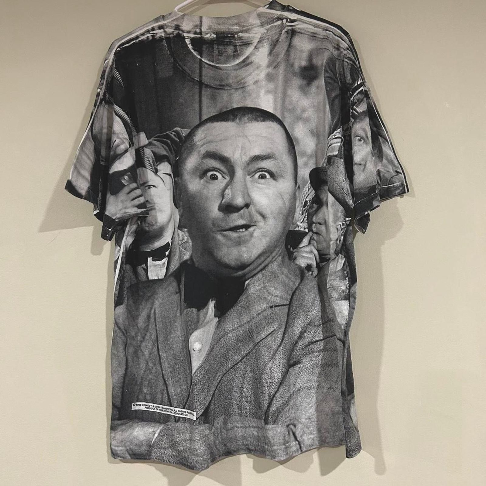 Delta Vintage 1998 The Three Stooges AOP Shirt Size US XL / EU 56 / 4 - 2 Thumbnail
