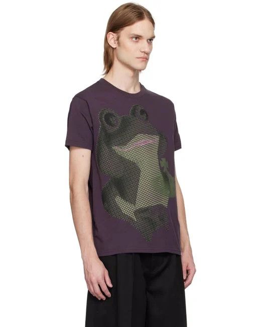 Vivienne Westwood o1f1d3z0426 Frog Classic T-Shirt in Plum Size US S / EU 44-46 / 1 - 2 Thumbnail