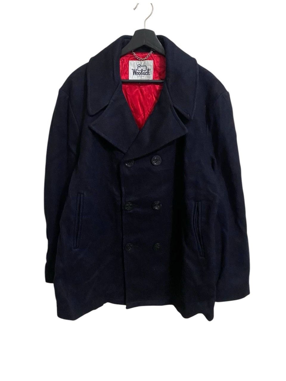 Woolrich Woolen Mills Vintage 80s Woolrich Double Breasted Coat Size US M / EU 48-50 / 2 - 1 Thumbnail