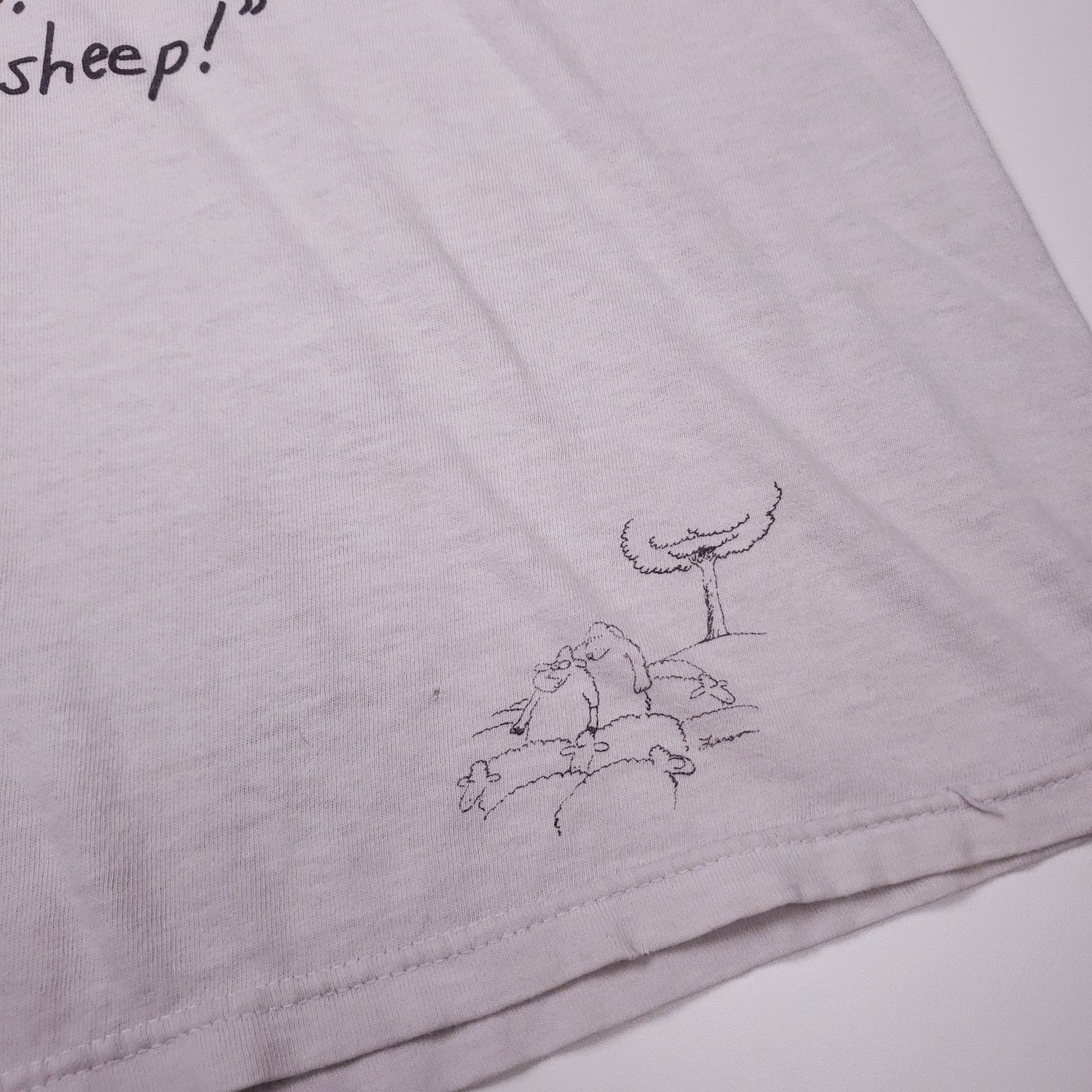 Vintage Vtg 80s Gary Larson Sheep graphic tee Size US XL / EU 56 / 4 - 3 Thumbnail