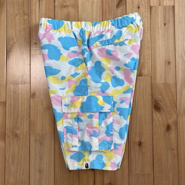 Bape BAPE Multi camo Nylon Cargo Shorts cotton candy camo ★size S Size US 30 / EU 46 - 4 Thumbnail