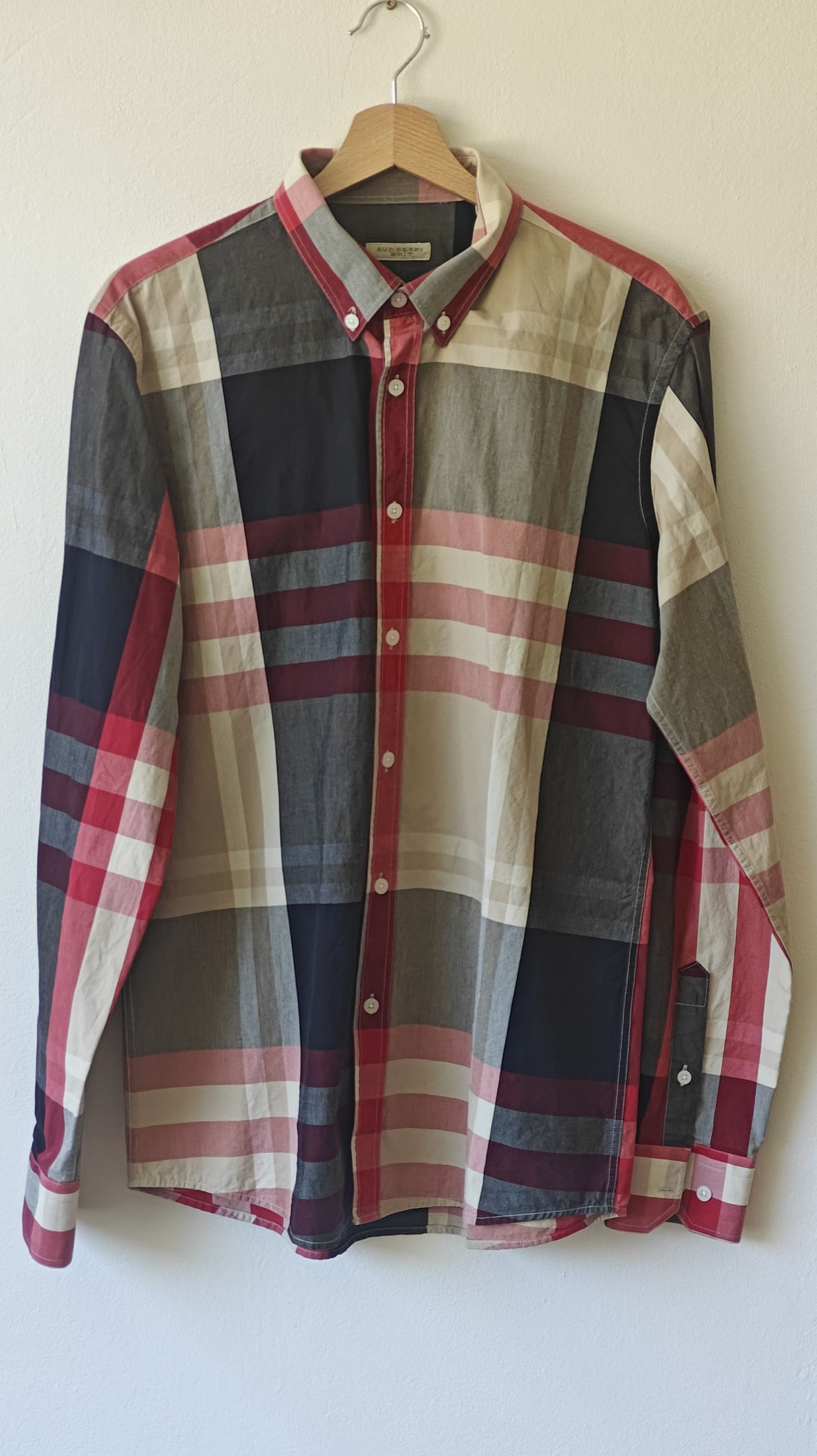 Burberry Burberry Brit Nova Check Shirt Size US L / EU 52-54 / 3 - 1 Thumbnail