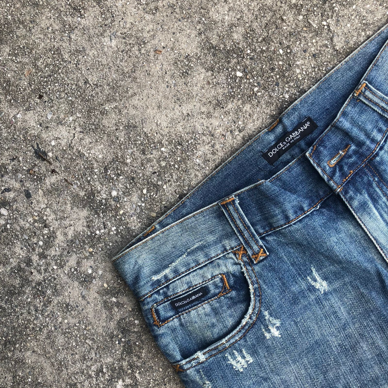 Dolce & Gabbana Dolce Gabbana Distressed Jeans Size US 32 / EU 48 - 8 Thumbnail