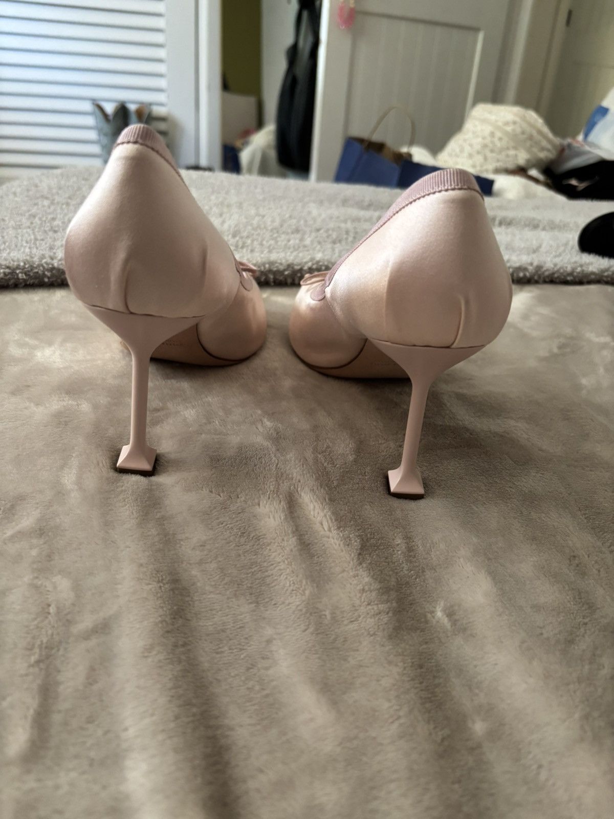 Miu Miu Miu Miu Pink Ballet Heels Size US 8.5 / IT 38.5 - 2 Thumbnail