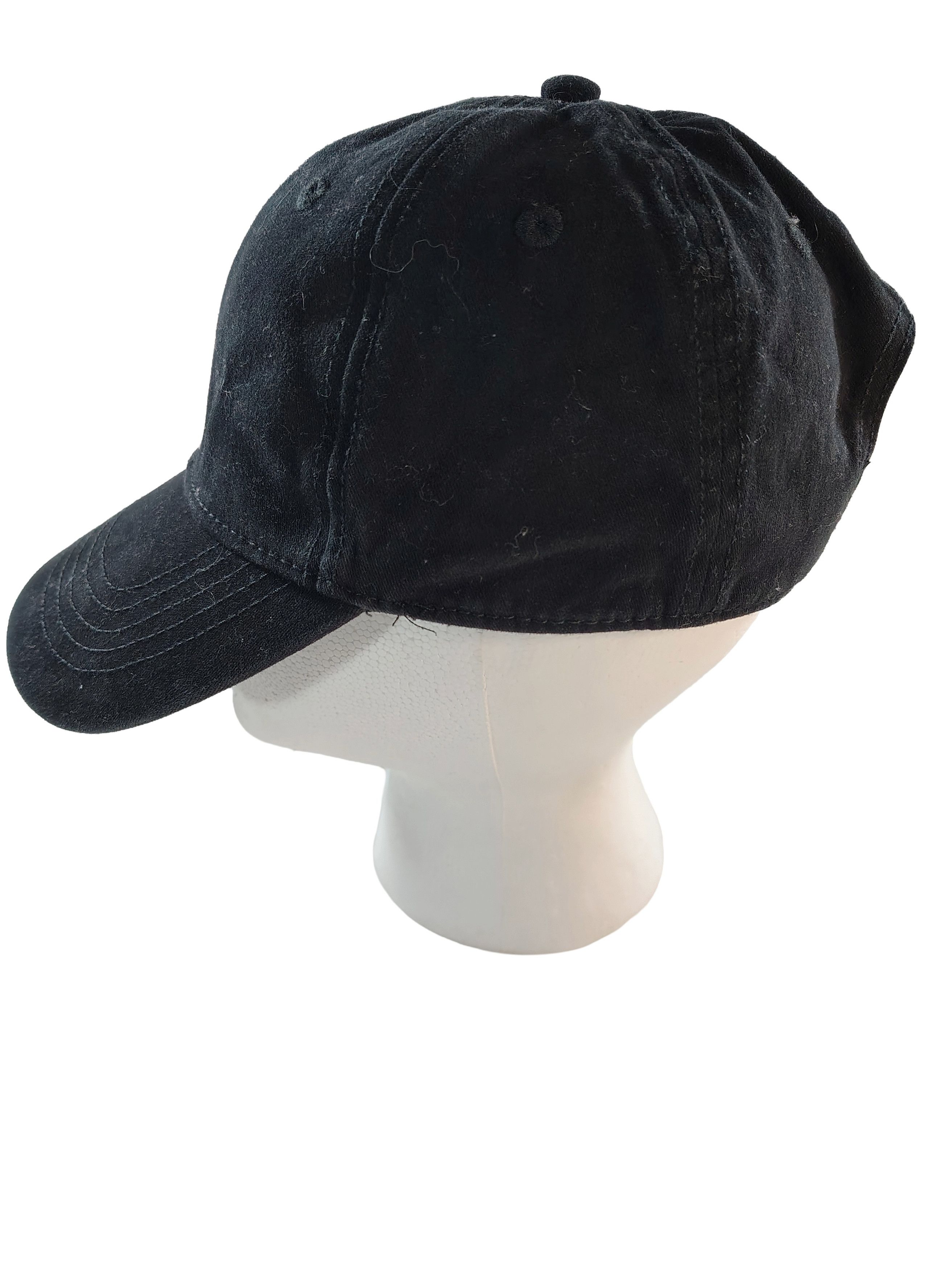 Other Men's Black Plain Baseball Cap Size ONE SIZE - 5 Thumbnail