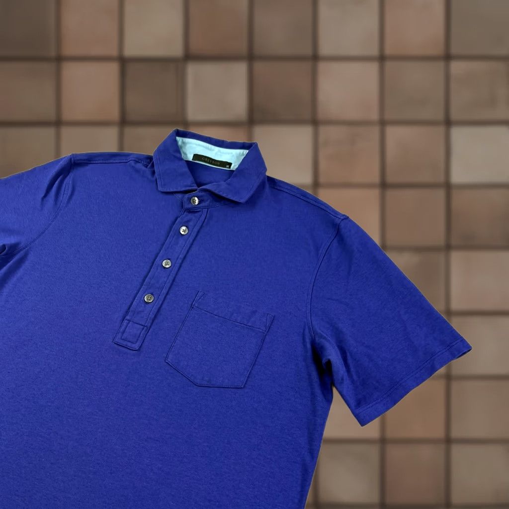 Vintage Polo Golf Shirt Mens Medium Blue Apache Polo Golf Stretch Pocket Casual Size US M / EU 48-50 / 2 - 1 Thumbnail