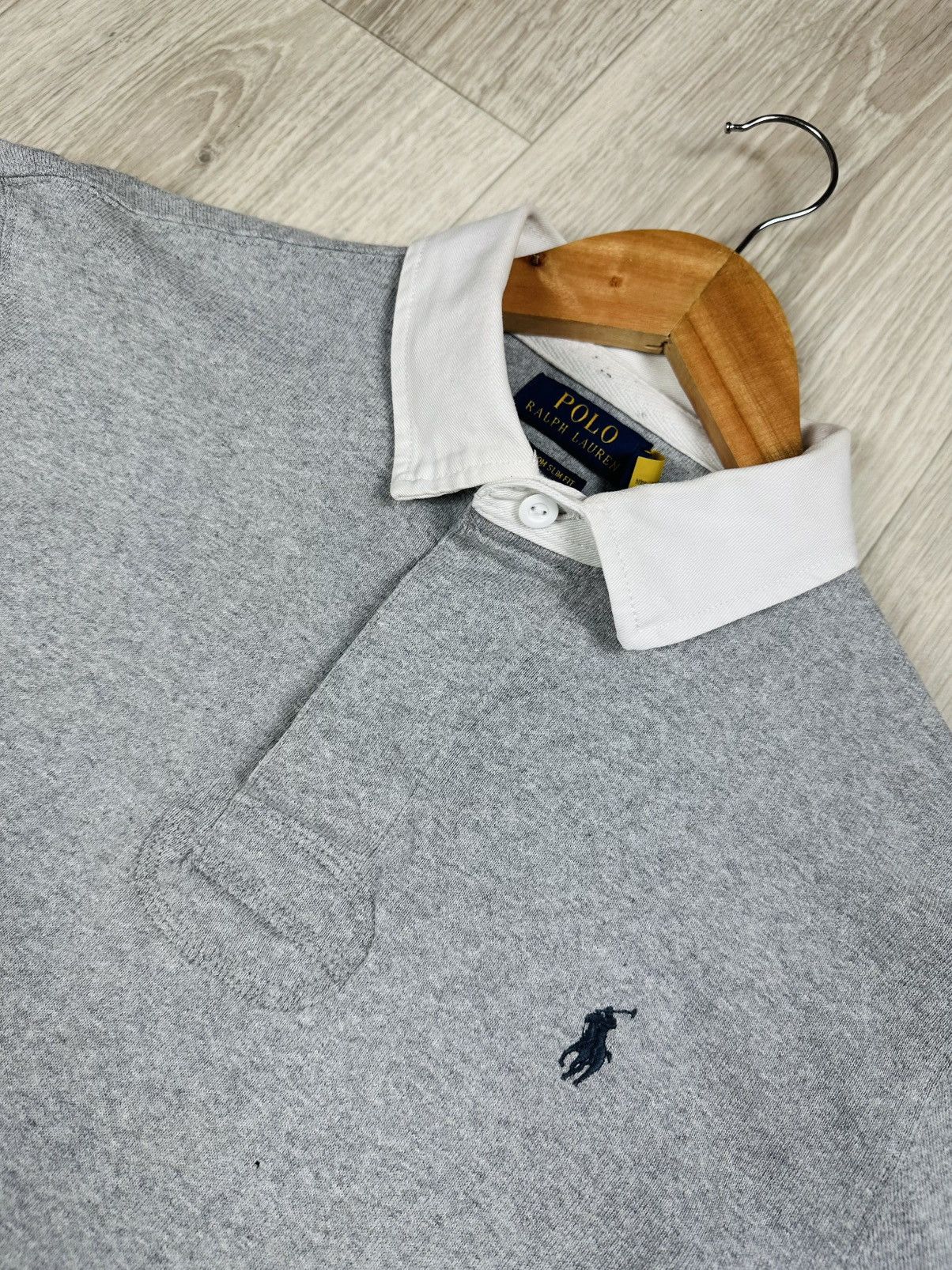 Rugby Ralph Lauren Vintage Polo Ralph Lauren Mens Rugby Shirt Long Sleeve Size US L / EU 52-54 / 3 - 8 Thumbnail