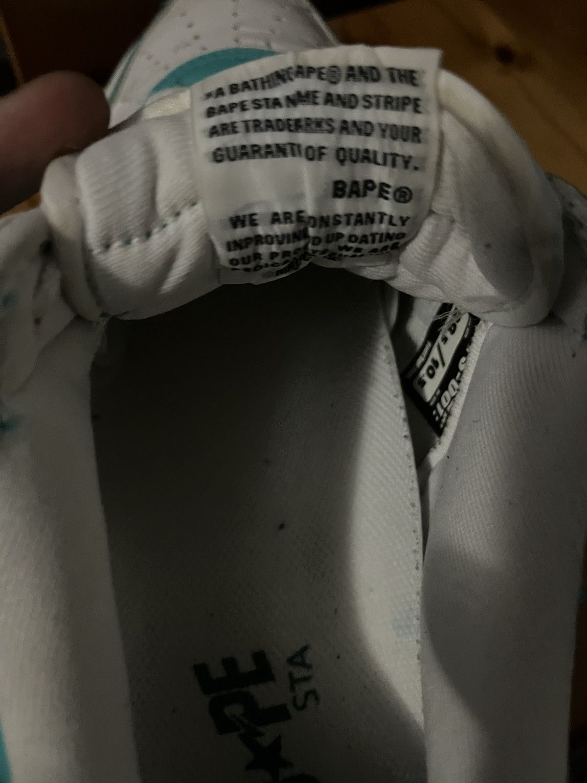 Bape A BATHING APE BAPESTA STATUE OF LIBERTY PATENT LEATHER SHOES Size US 10.5 / EU 43-44 - 8 Thumbnail