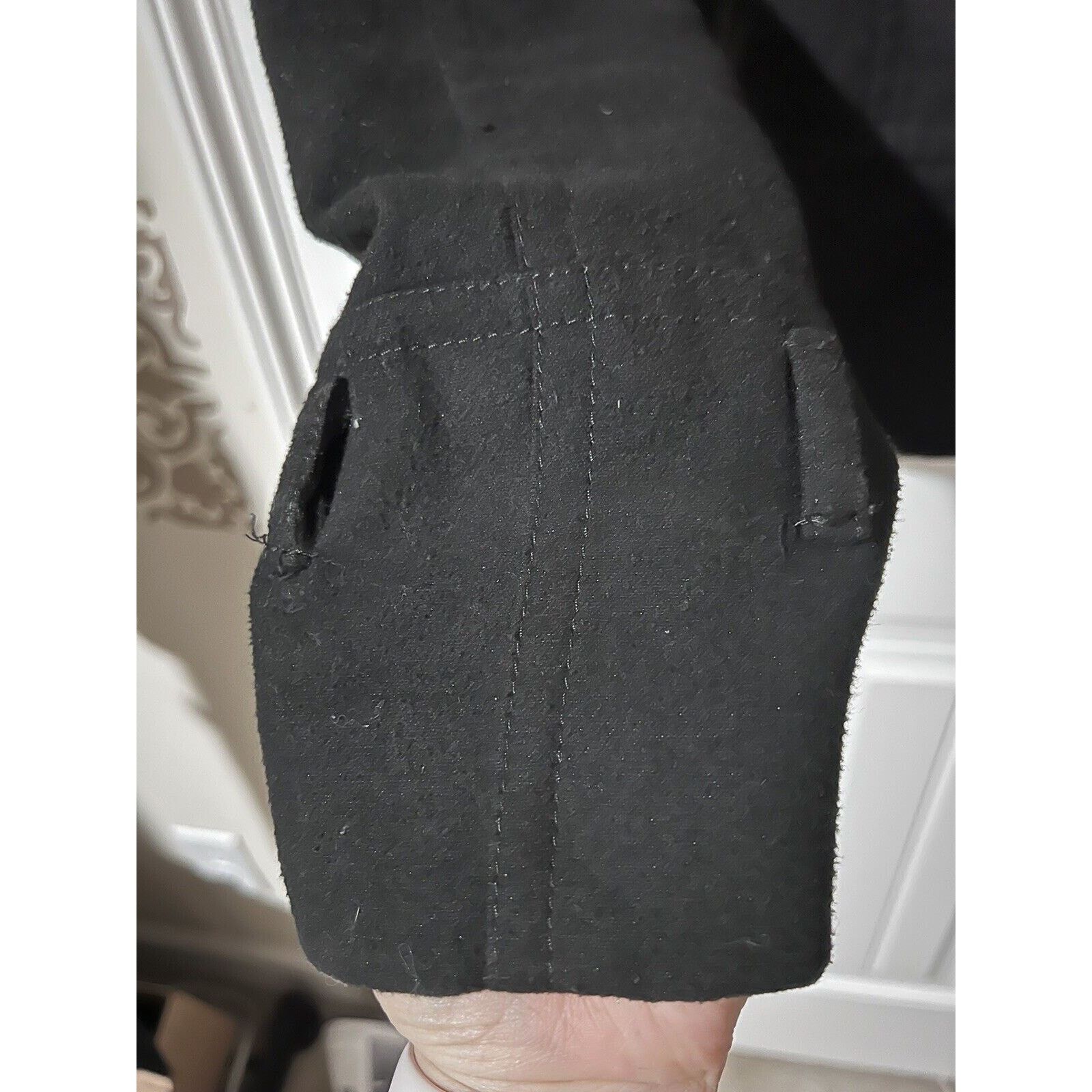 Express Express black suede moto jacket winter snow coat full zip Size S / US 4 / IT 40 - 3 Thumbnail