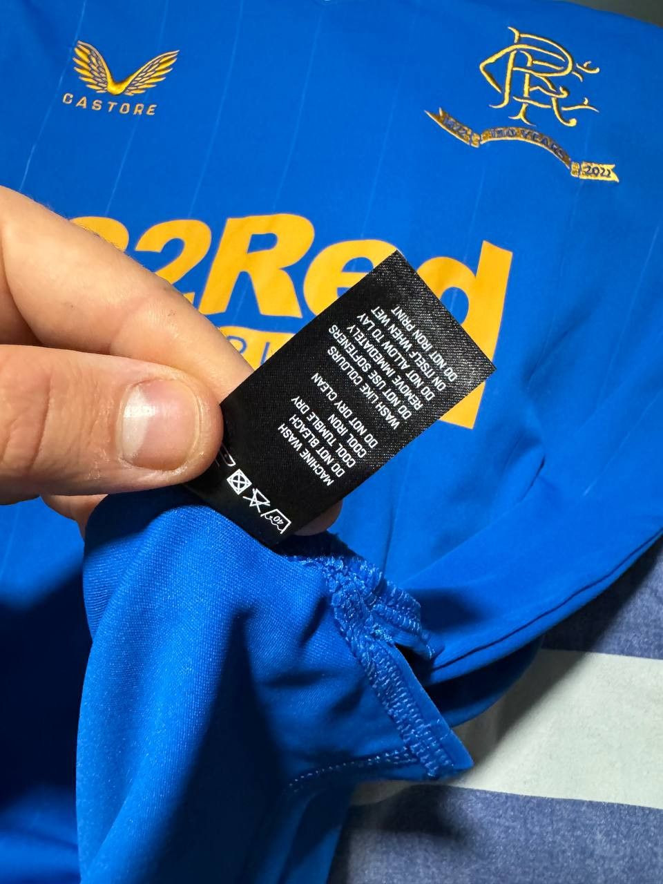 Castore × Vintage Vintage Rangers 2021/22 Castore Soccer Jersey Large Size US L / EU 52-54 / 3 - 18 Thumbnail
