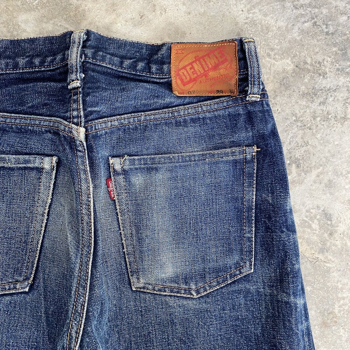 Denime Vintage 90’s Denime Japan Faded Blue Selvedge Jeans Size US 28 / EU 44 - 13 Thumbnail