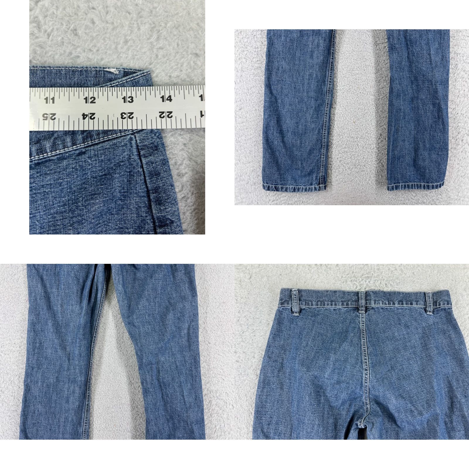Tommy Hilfiger Tommy Hilfiger Jeans Womens 5 Blue Denim Straight Leg Button Fly 5-Pocket Design Inseam 30 in Cotton Size 27" / US 4 / IT 40 - 9 Thumbnail