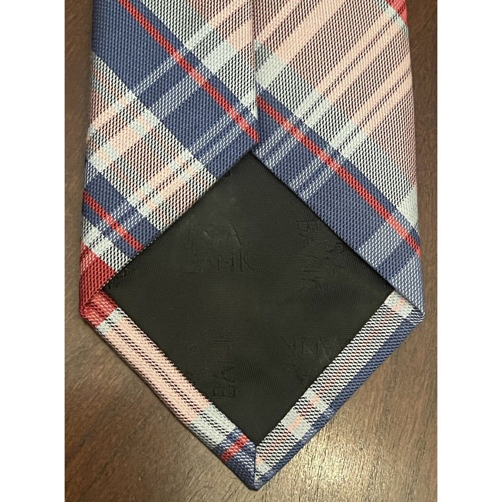 Jos. A. Bank Jos. A. Bank Traveler Red Blue Pink 65% Cotton 35% Silk Size ONE SIZE - 2 Thumbnail