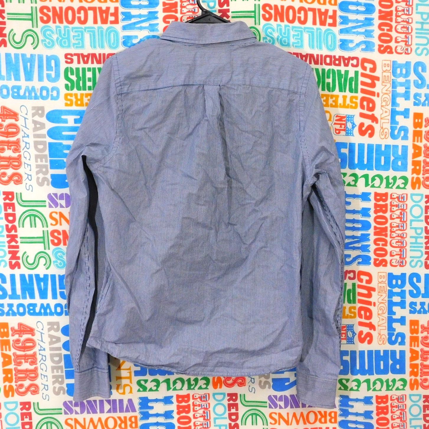 Abercrombie & Fitch Abercrombie & Fitch Button Down Shirt Size M Blue White Y2K Size US M / EU 48-50 / 2 - 2 Thumbnail