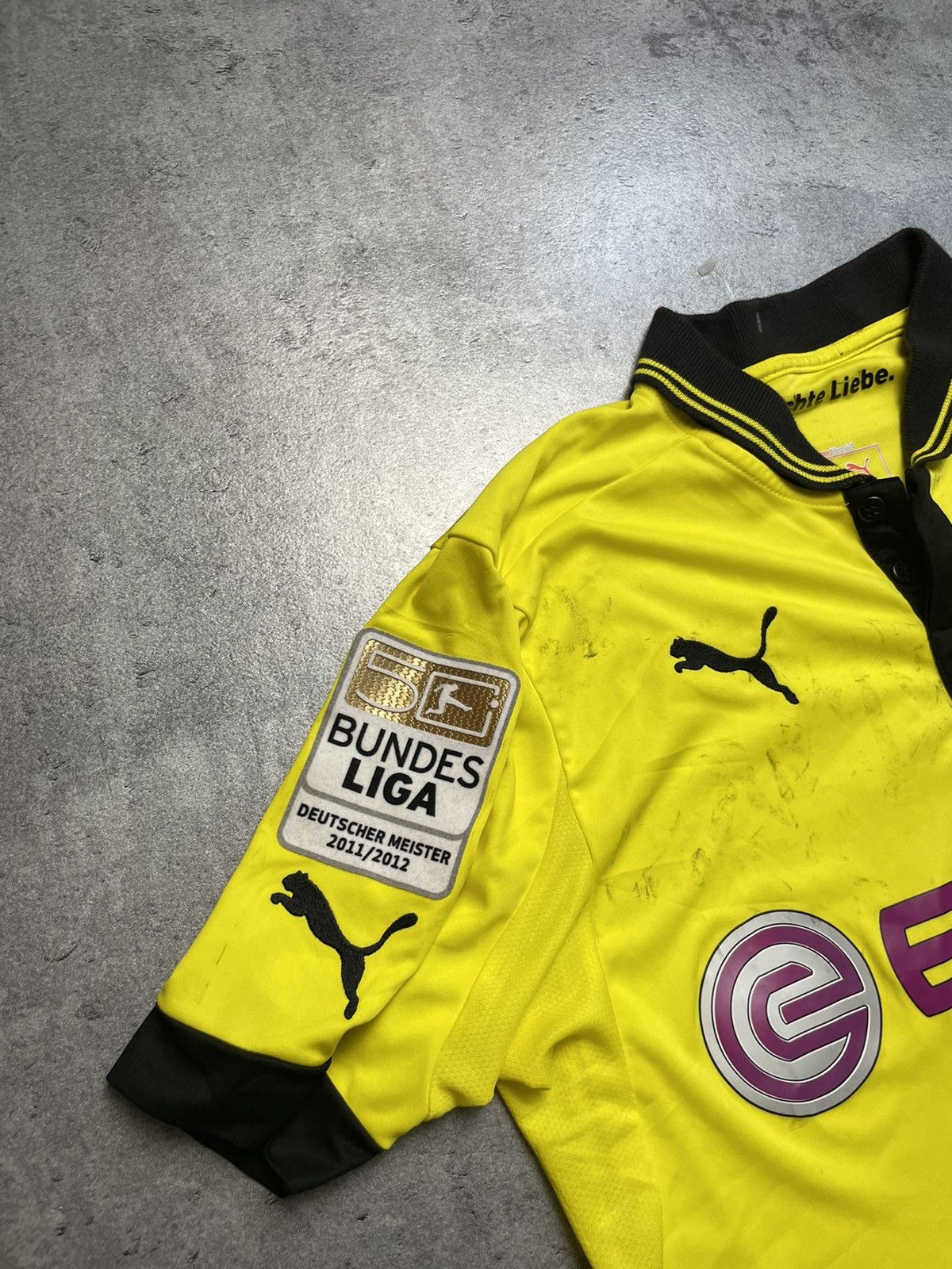 Puma × Vintage Puma Borussia Dortmund soccer jersey football lewandowski 9 Size US M / EU 48-50 / 2 - 3 Thumbnail